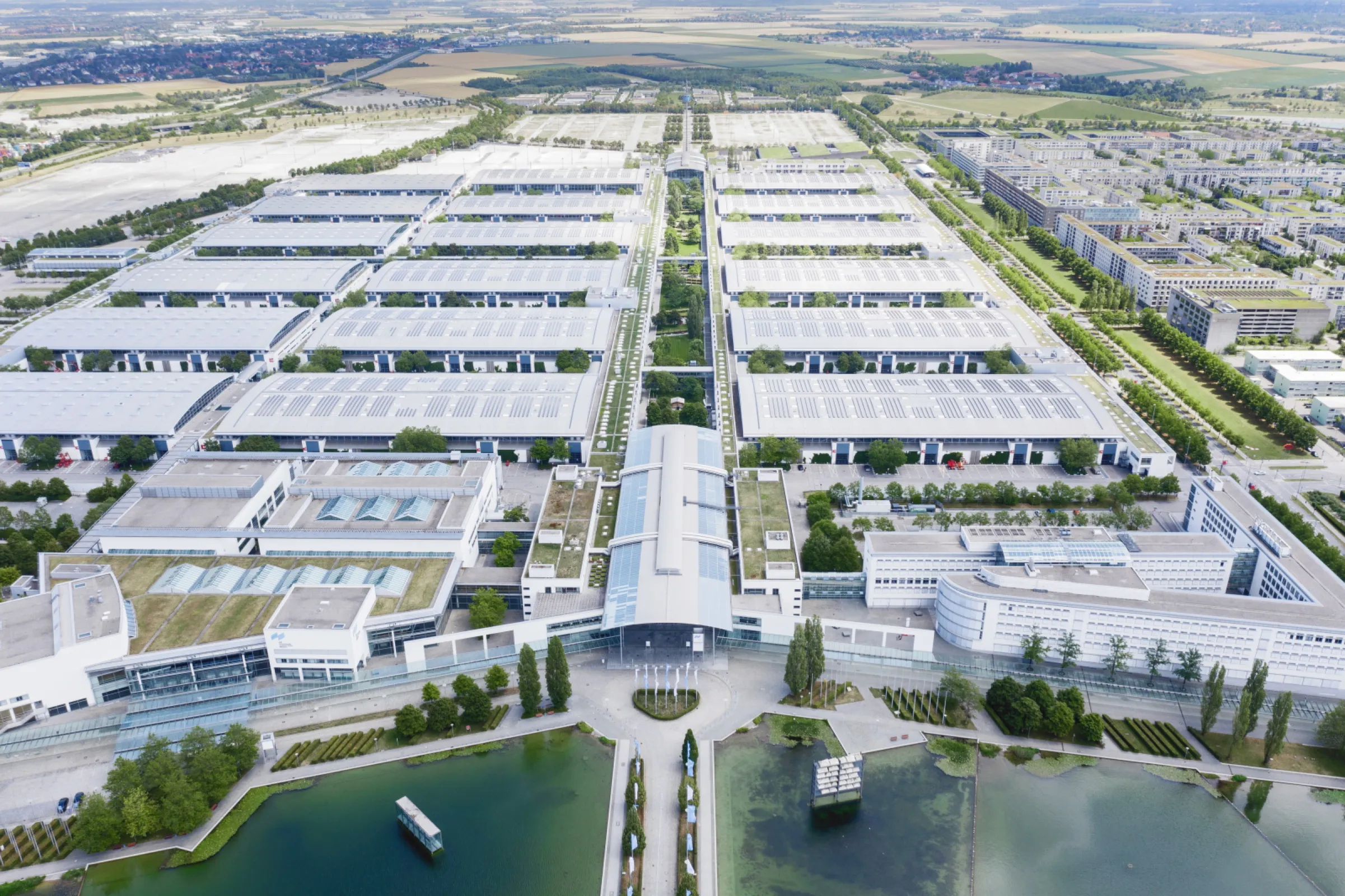 Trade Fair Center Messe München: Overview of all halls and the ICM - International Congress Center Messe München