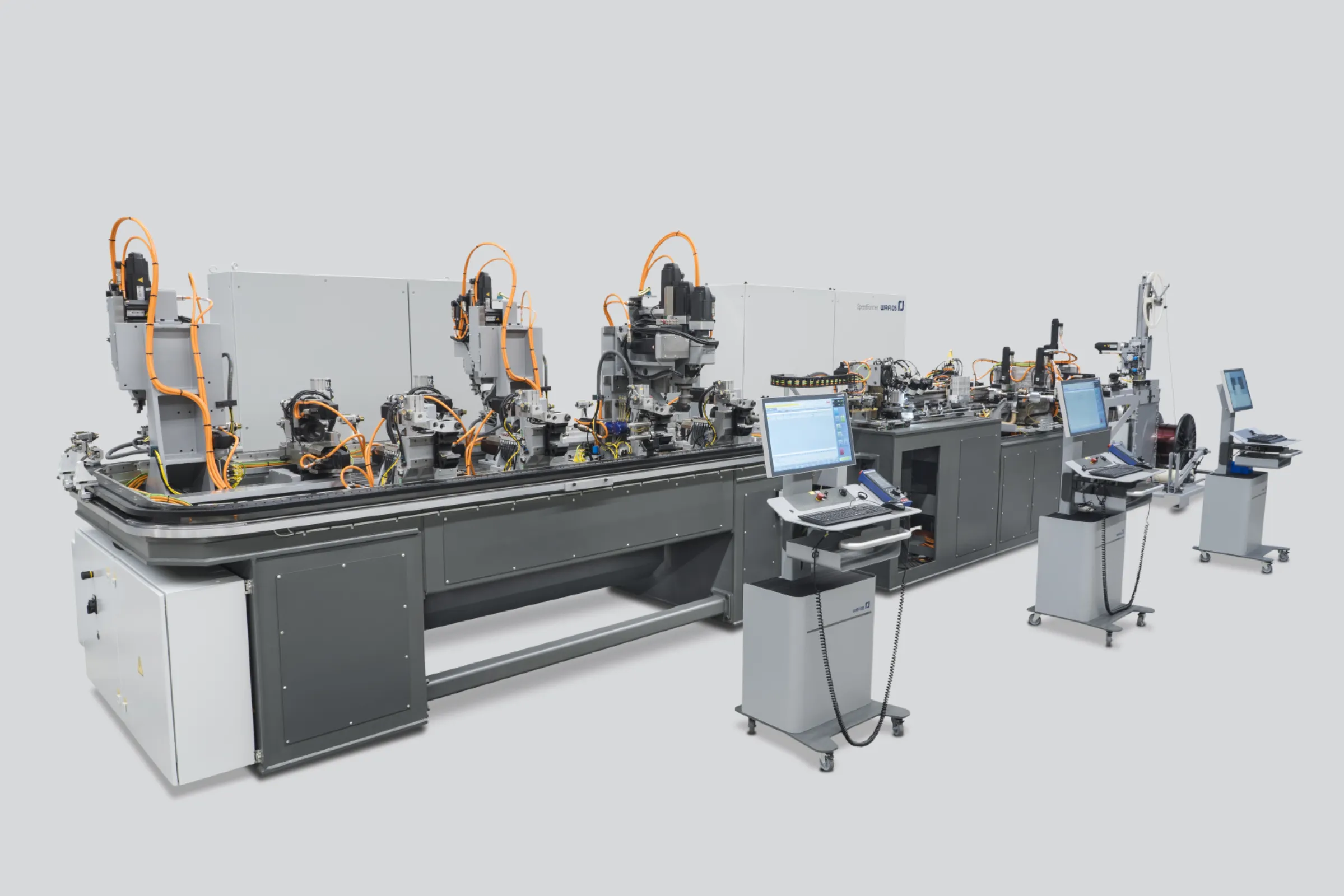 Transfer Bending Machine, Type SpeedFormer For the Series Production of Hairpins, I-Pins and Stator  Connection Assemblies from Flat Wire