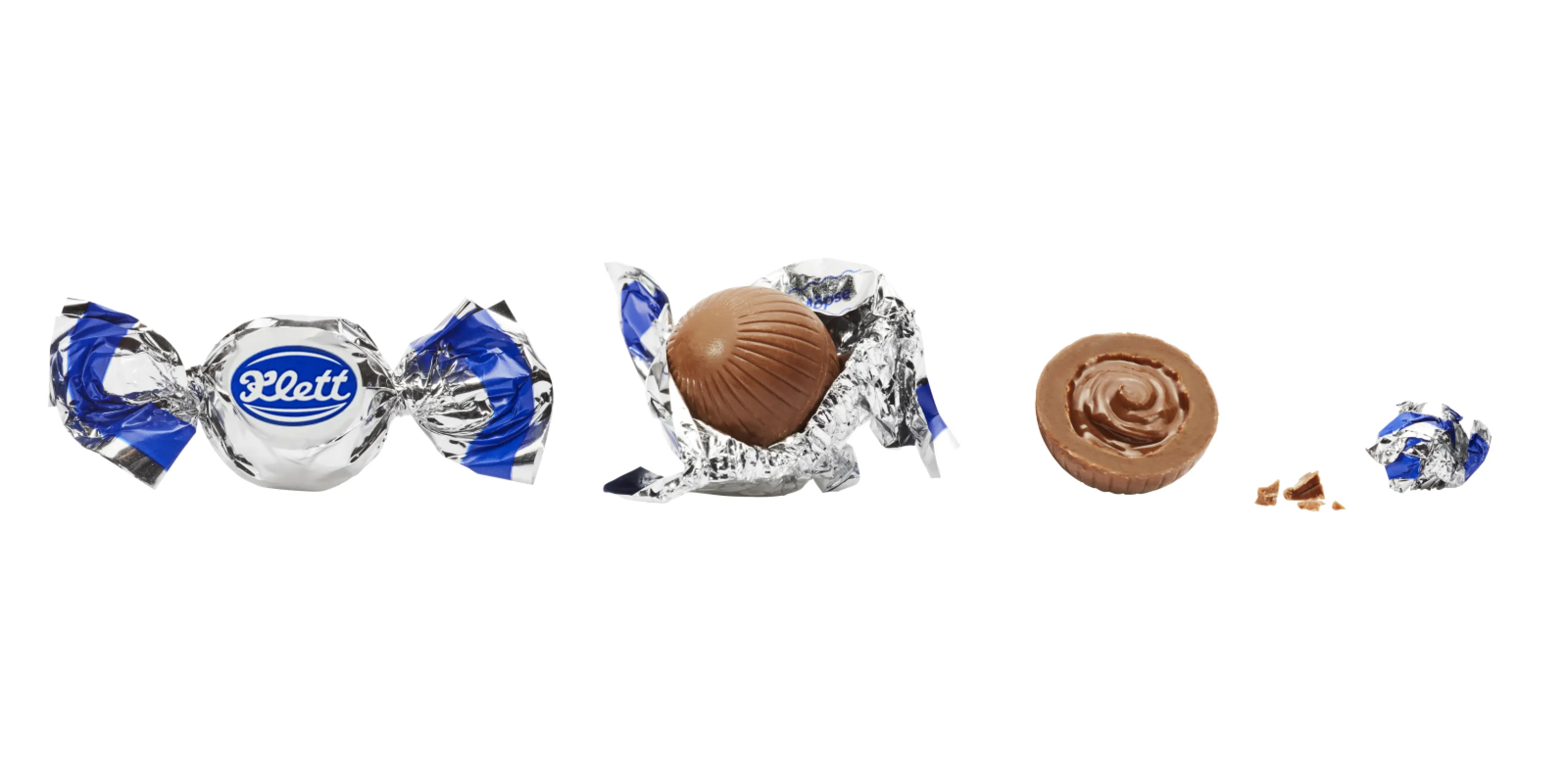 Chocolate balls filled