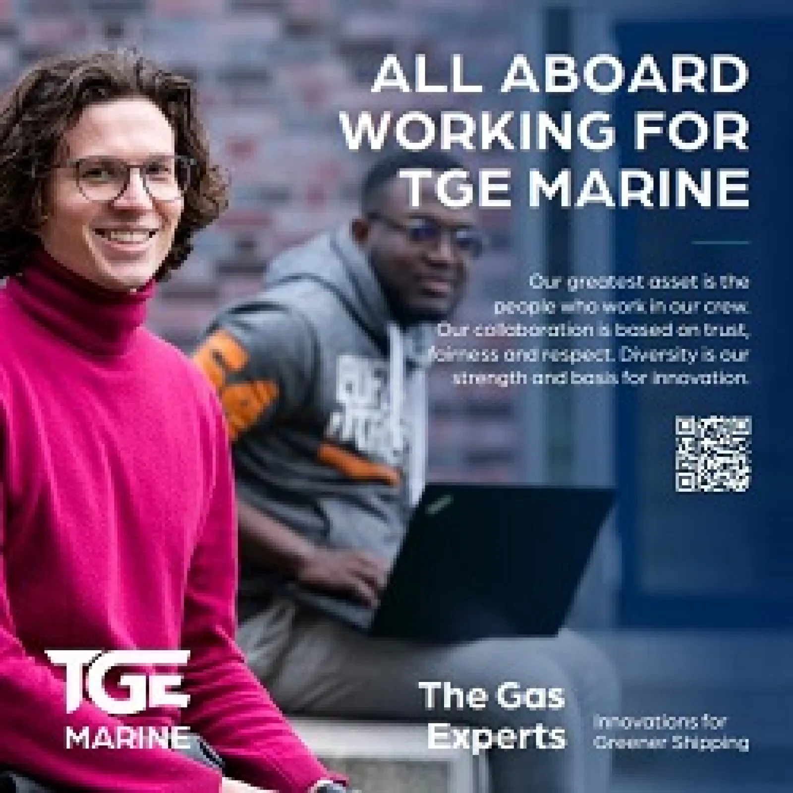 Join our TGE Marine Crew @ https://www.tge-marine.com/careers/