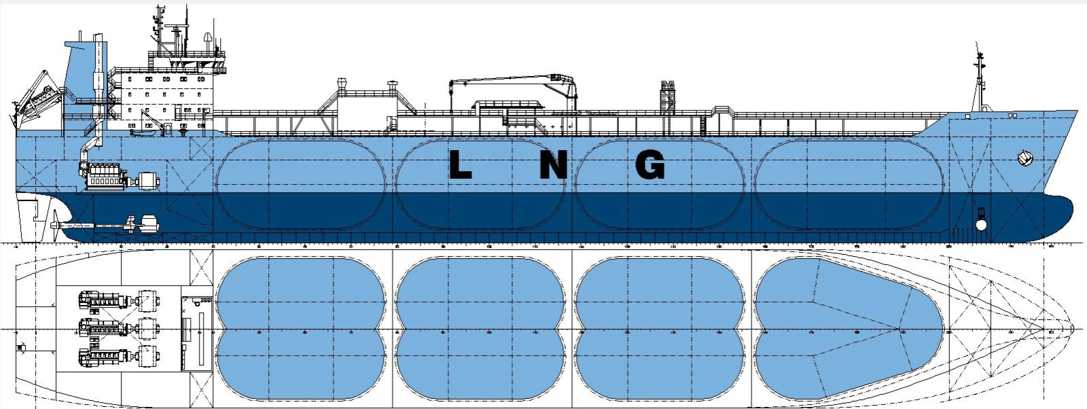 artist impression of a 30,000 cbm LNG carrier