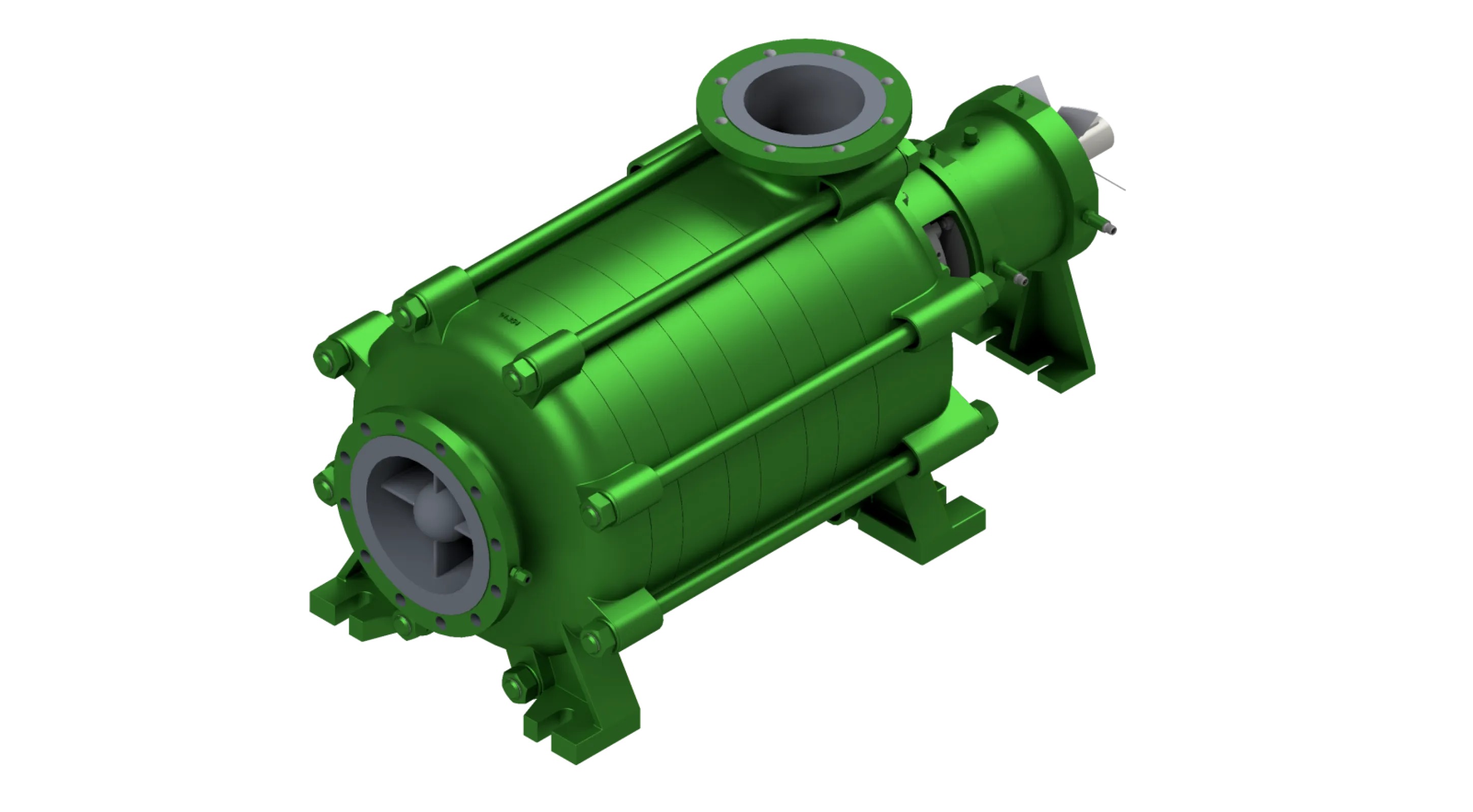 Single or multi-stage centrifugal pump acc. to API 610 with mechanical seal