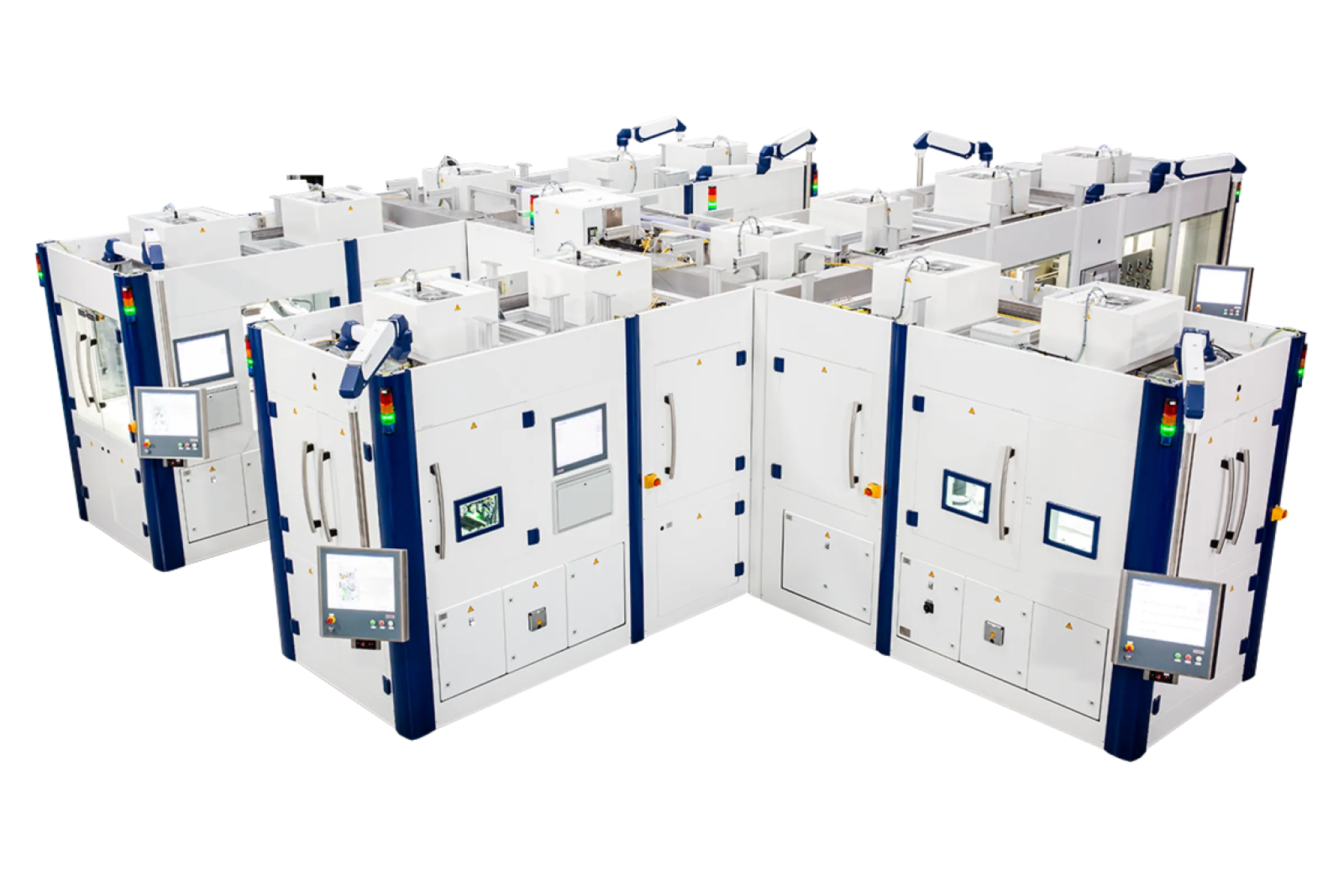 Fully automated production line for stent manufacturing