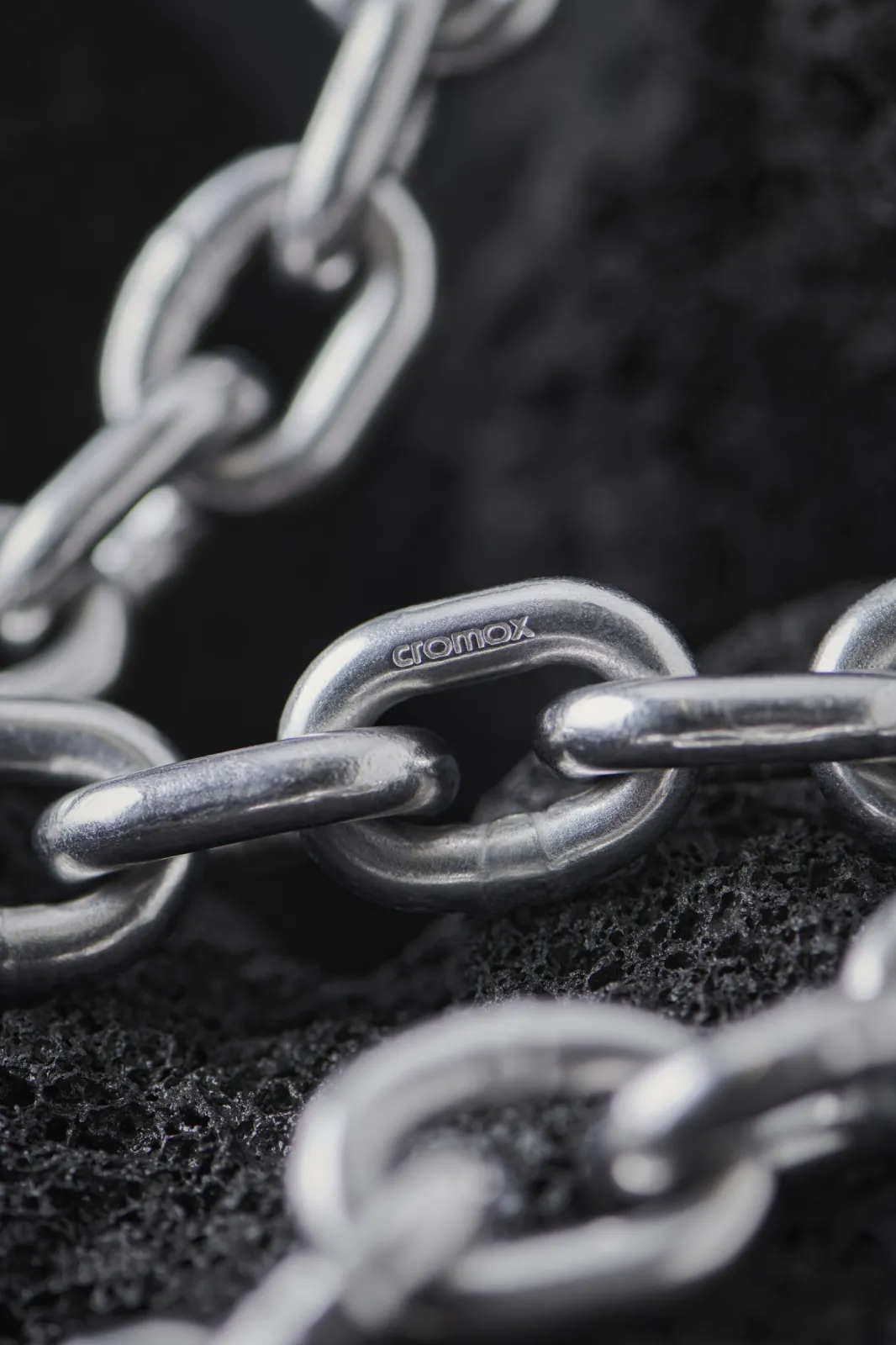 cromox® round steel chains (electropolished) made of stainless steel (INOX)