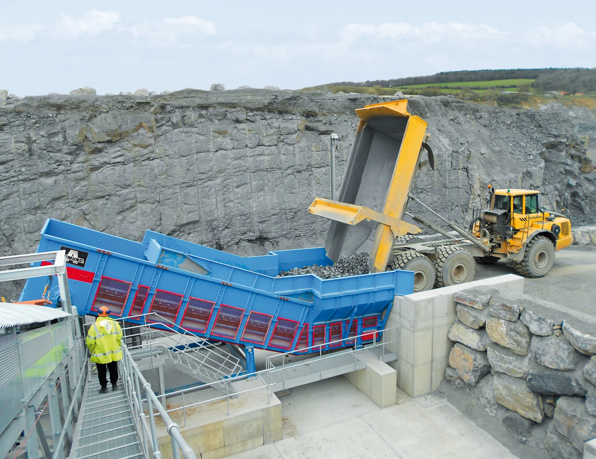 AUMUND Material Feeder type Samson® MF