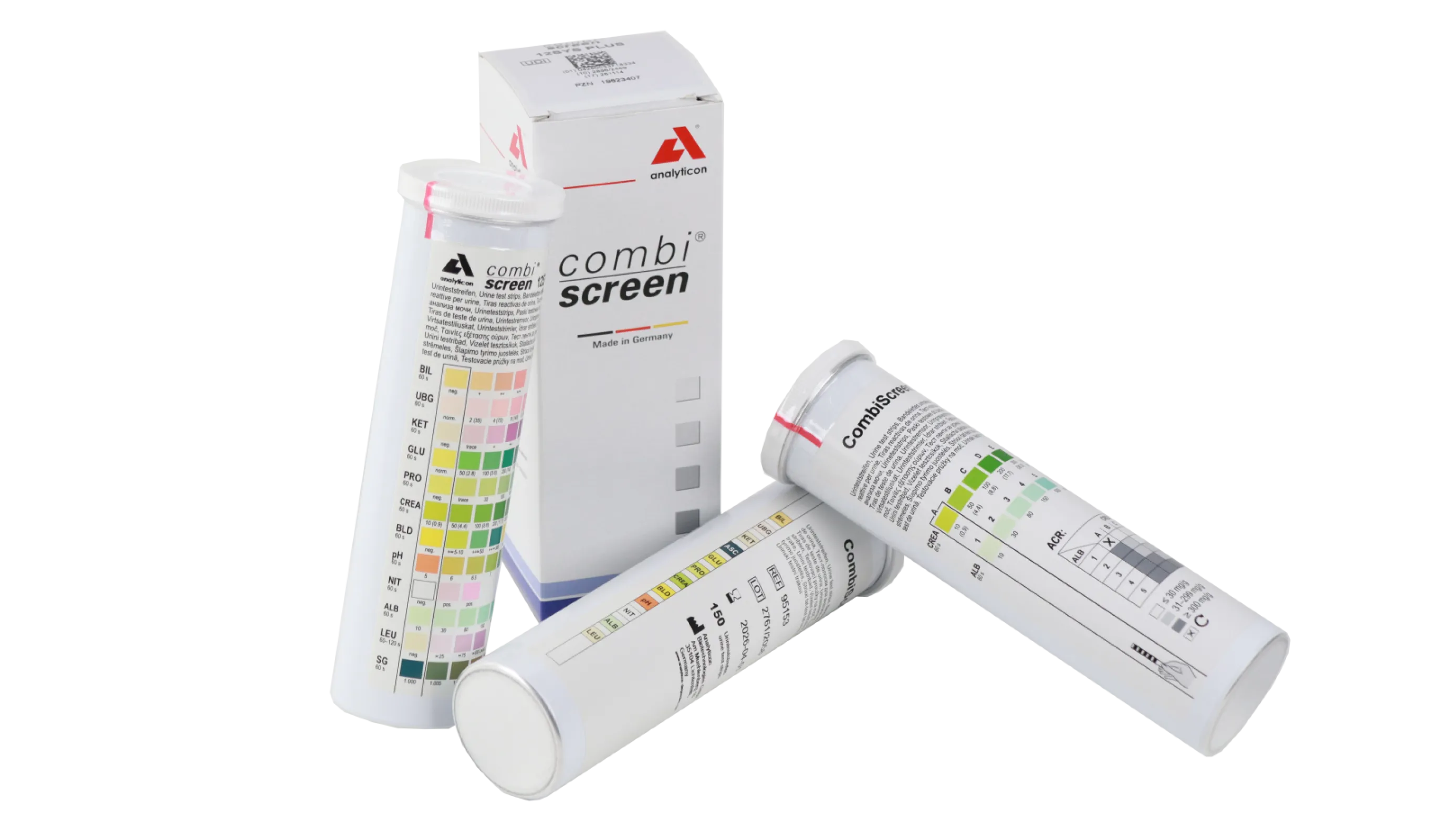 Urine test strips with albumin & creatinine (ACR)