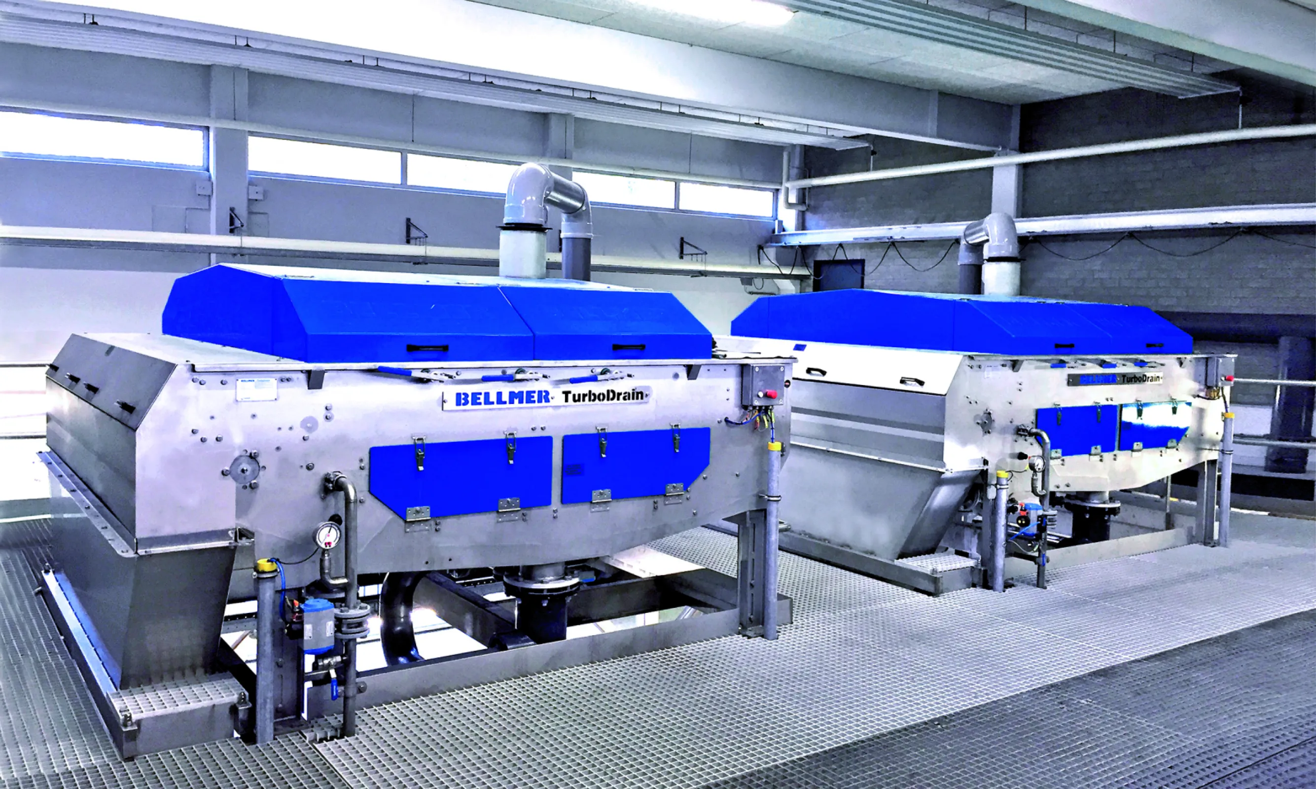 Bellmer Turbodrain for energy-efficient thickening.