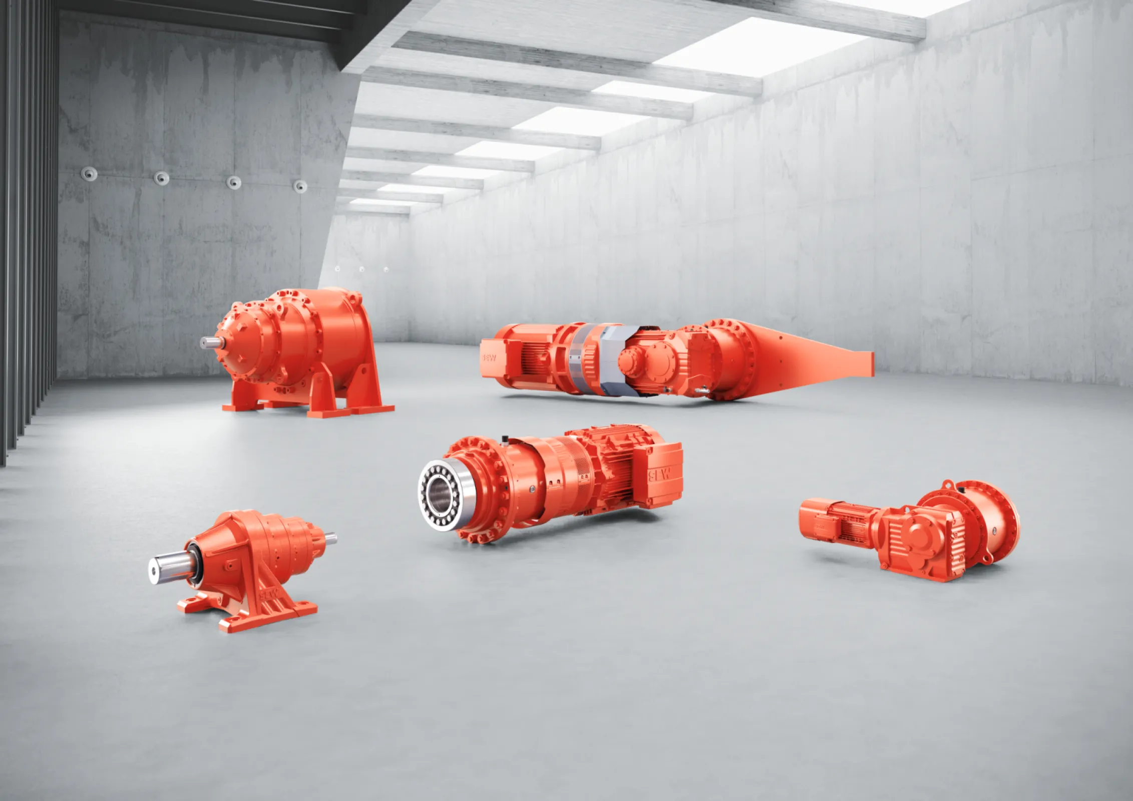 High power and reliable industrial planetary gear units with high torques