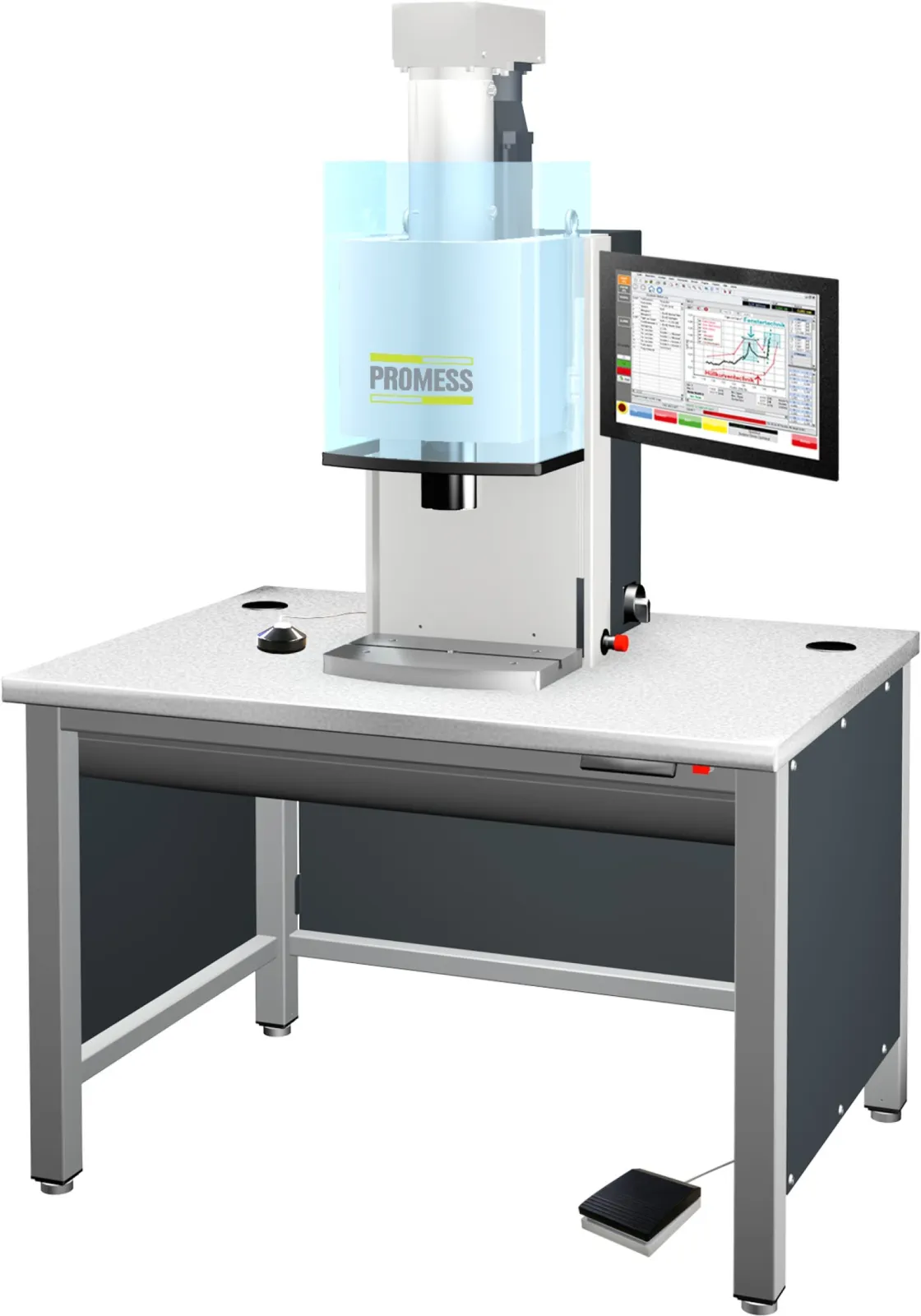 Manual workstation UFM-C-Compact with height adjustable worktable