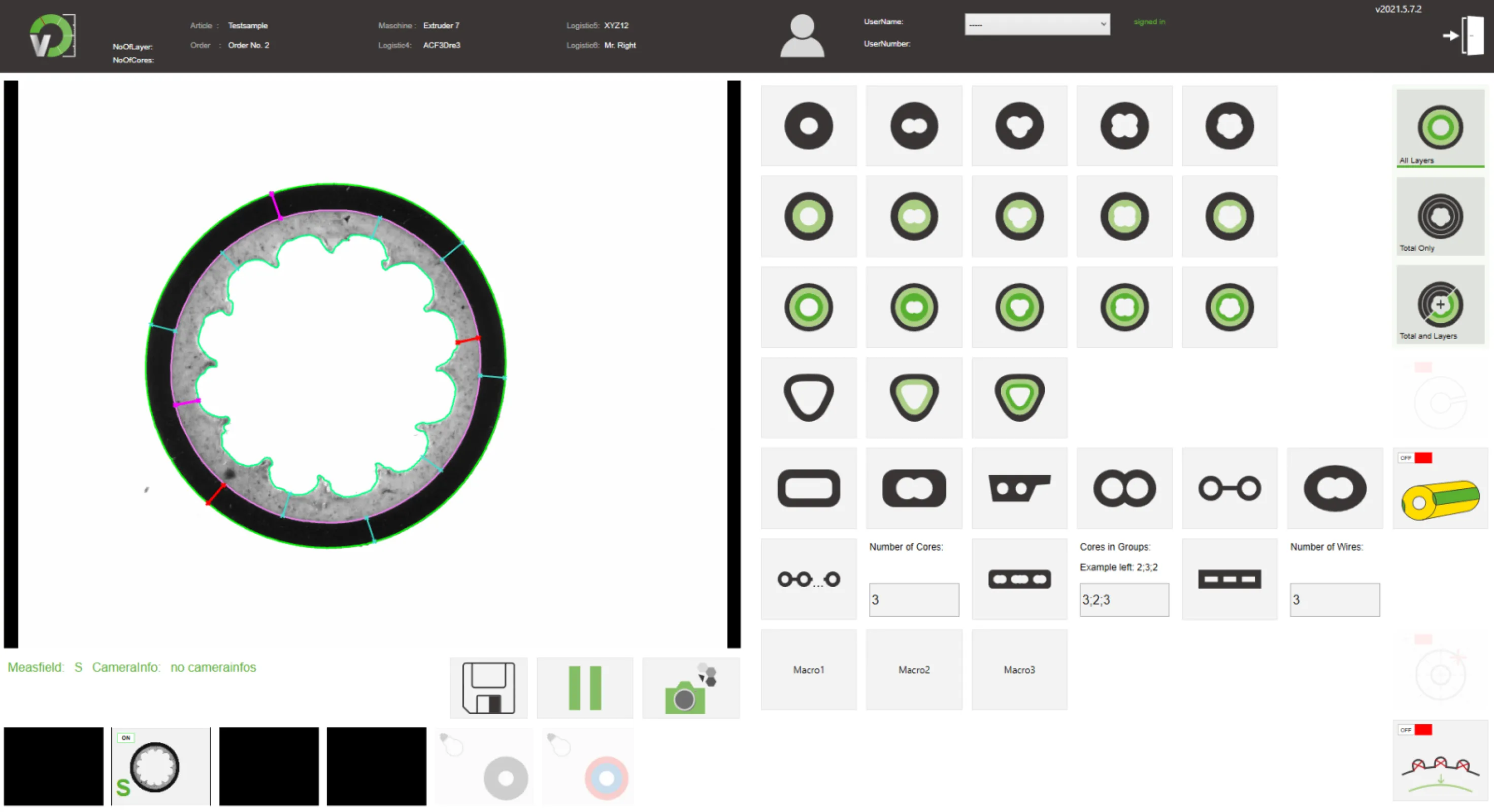 Measuring software VELOX