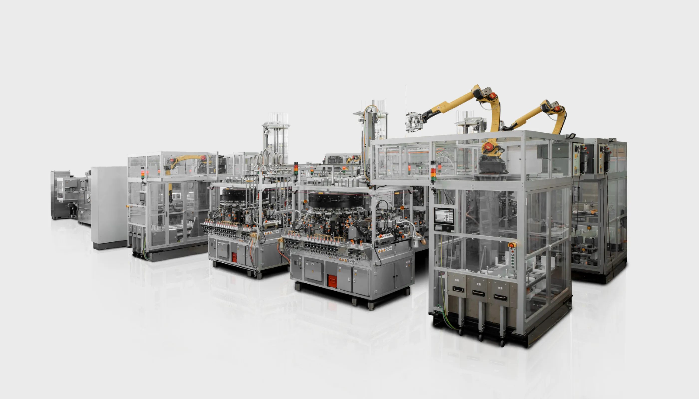 FS 18 syringe forming machines with after-forming line