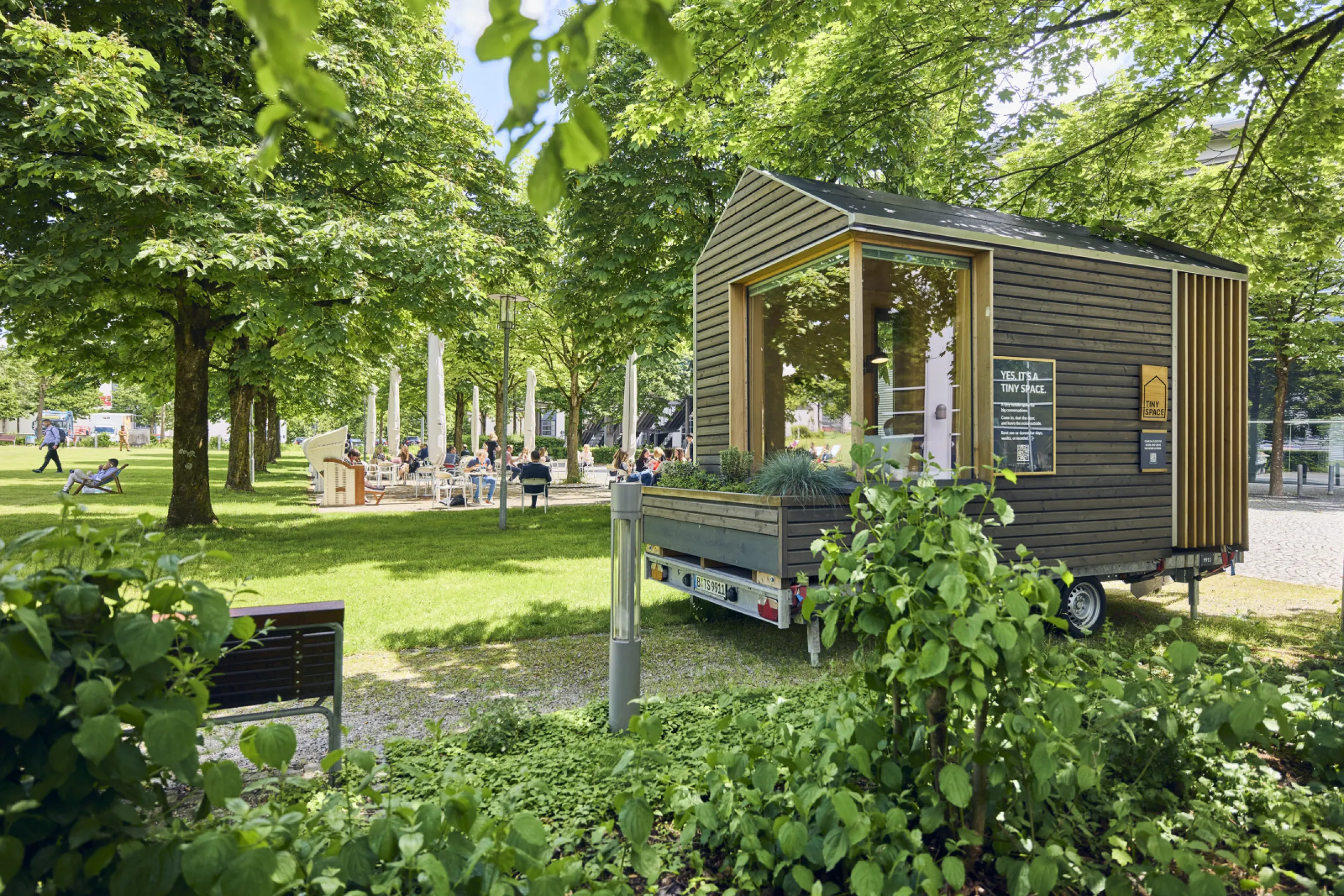 ICM - International Congress Center Messe München - Area outside the ICM