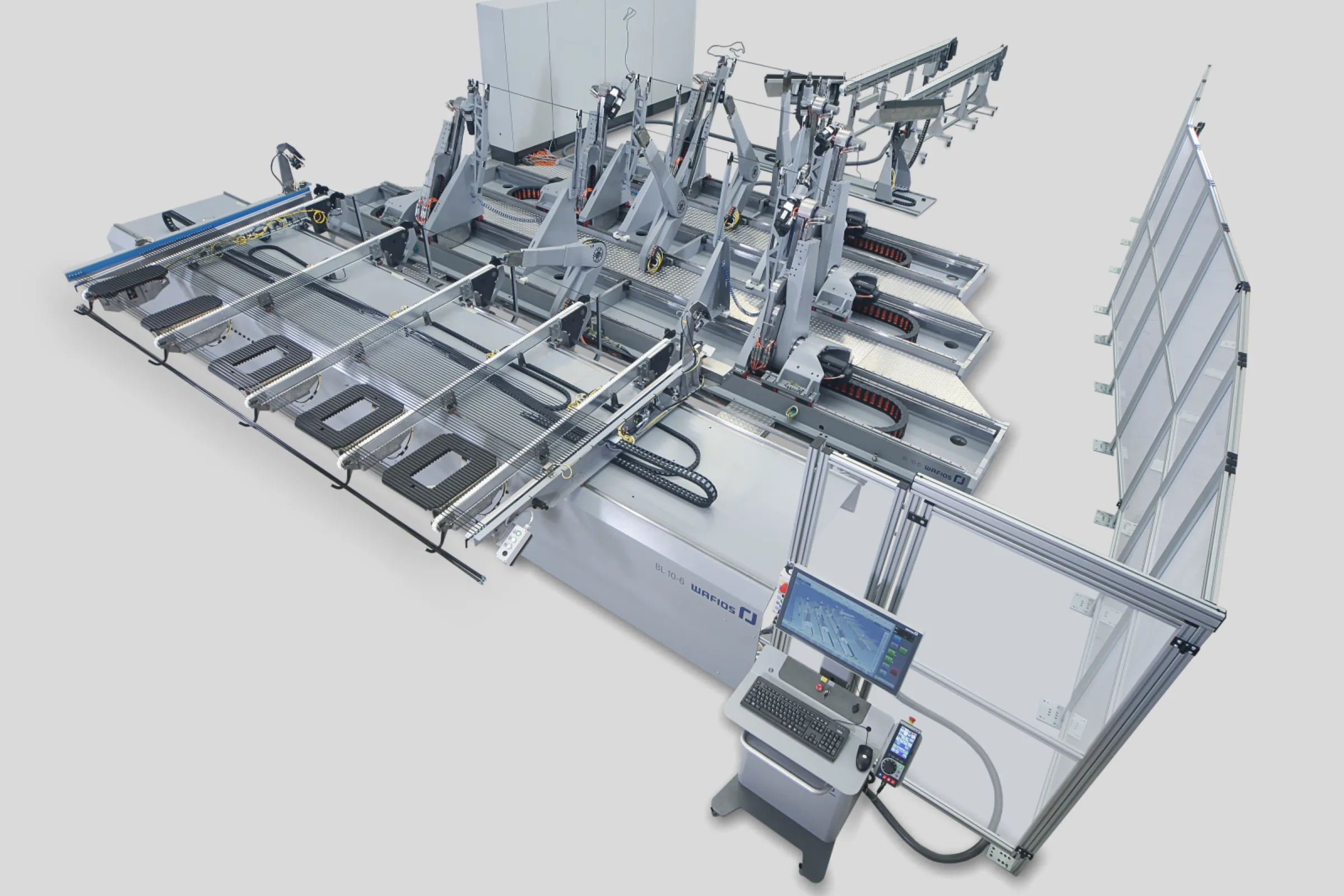 CNC multiple-head tube bending machine for the  production of complex, three-dimensionally bent parts BL 10