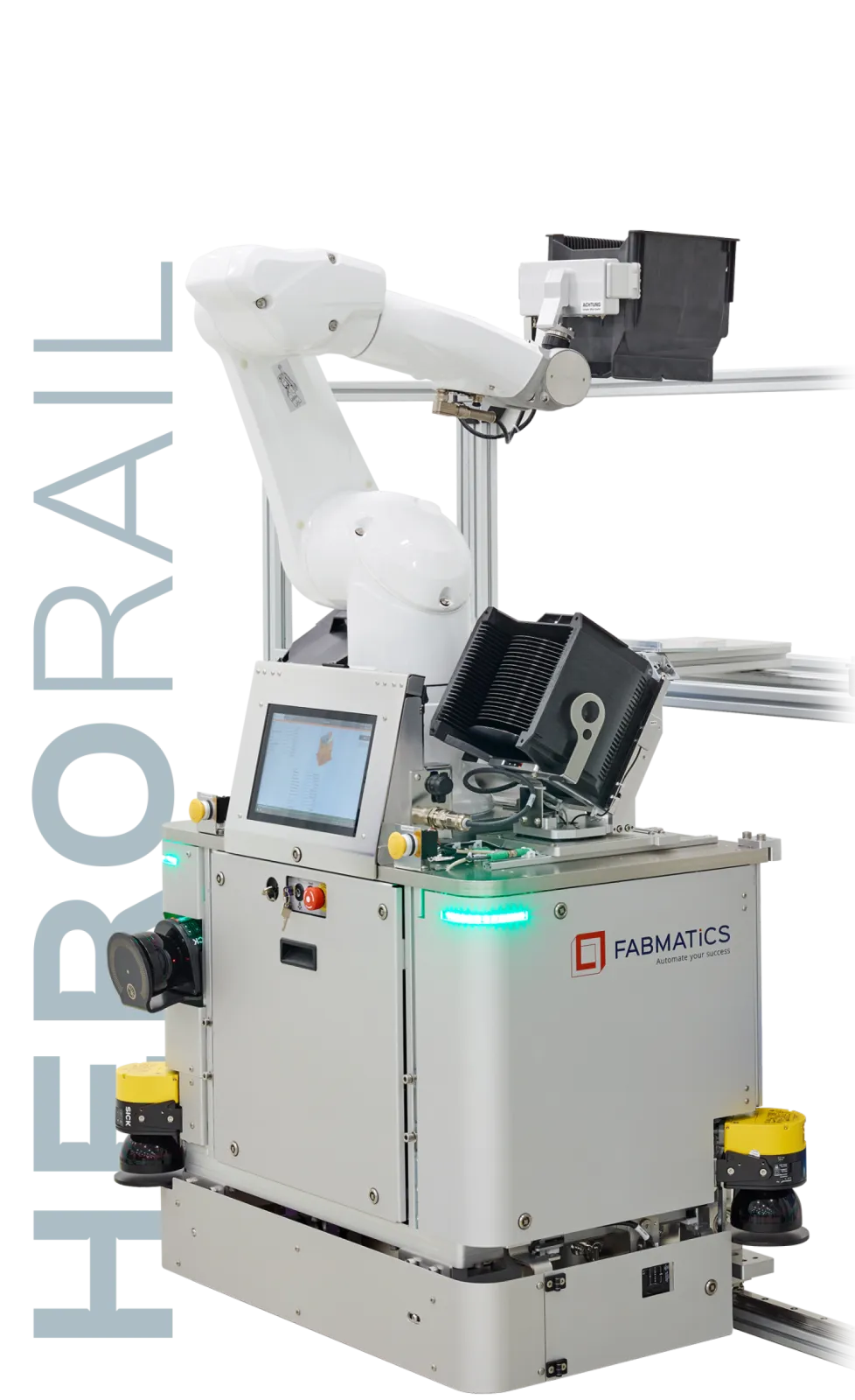 Mobile Robot HERO Rail by Fabmatics