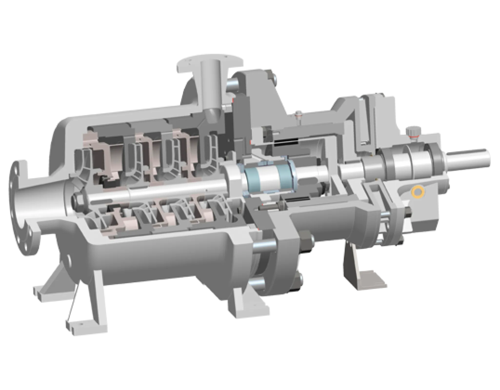 Multi-Stage Centrifugal Pumps with Magnetic Drive
