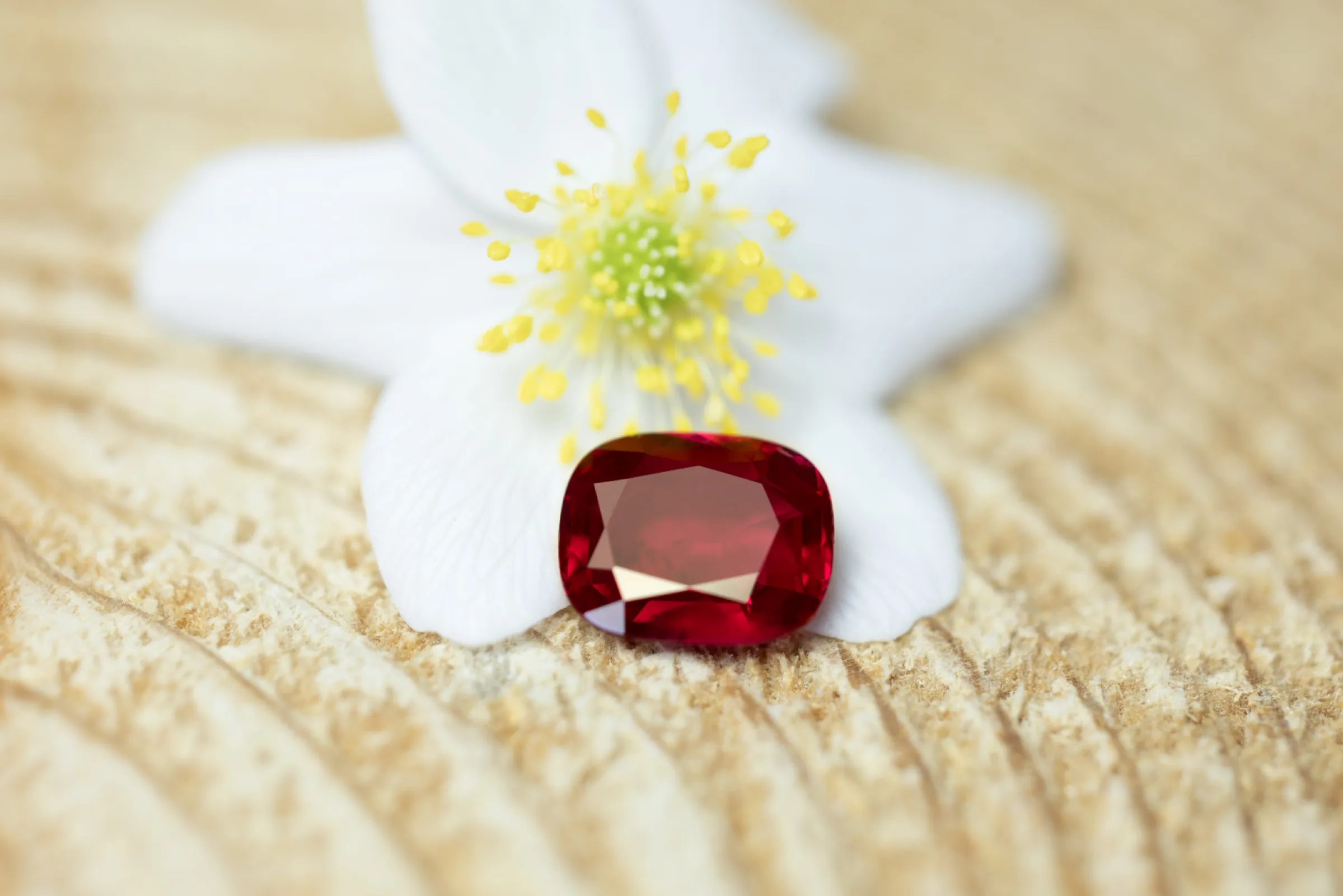 Burmese Ruby, Pigeon's Blood Red, not heated, 8,9x7,3mm, 2,26ct