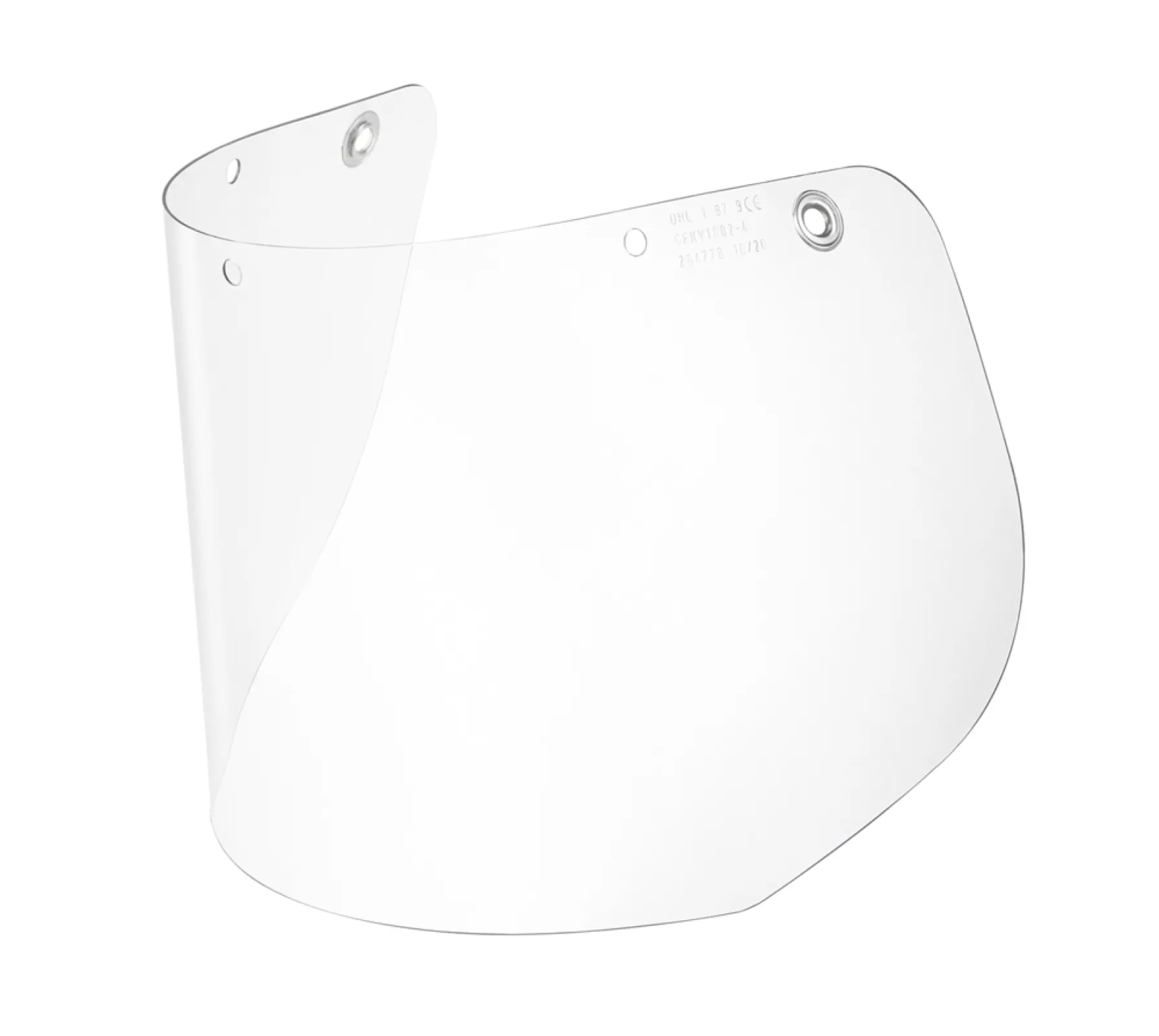 Polycarbonate face shield