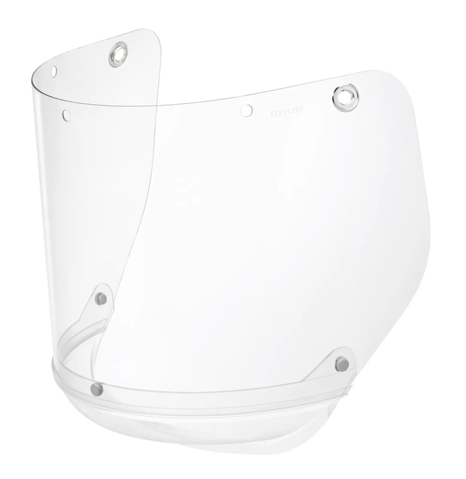 Polycarbonate face shield