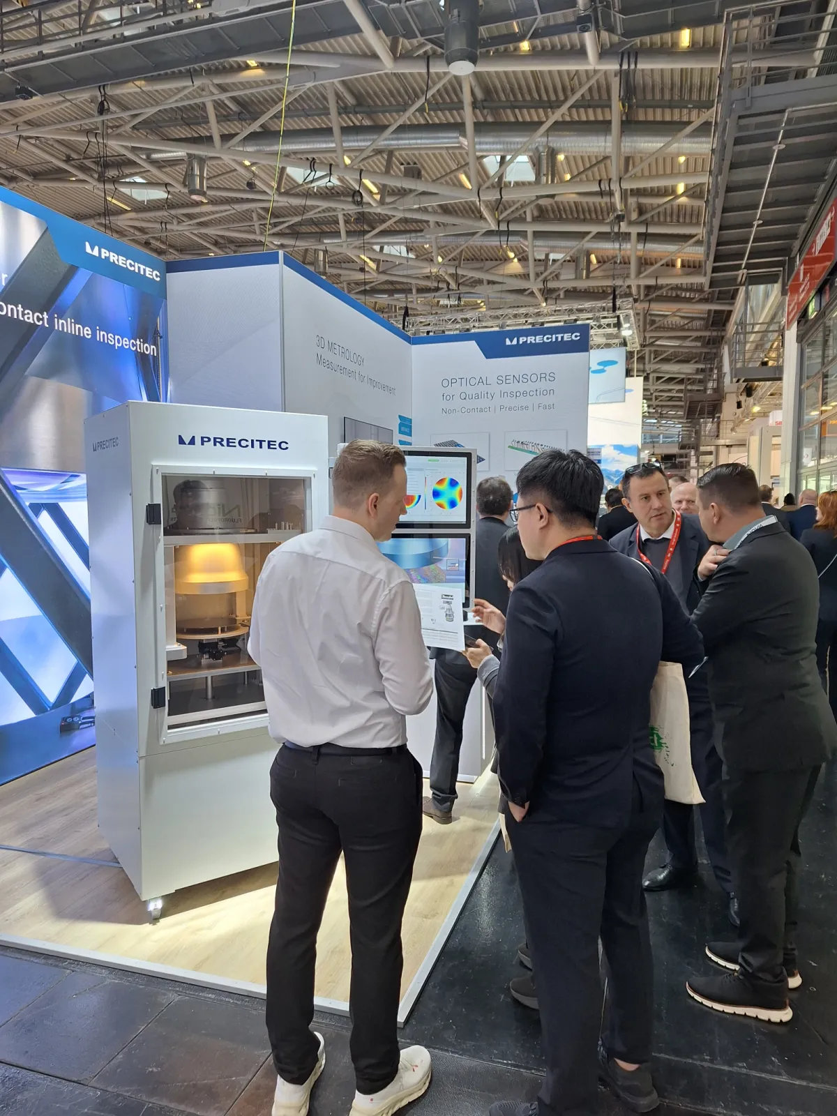 All-in one measuring system at trade show