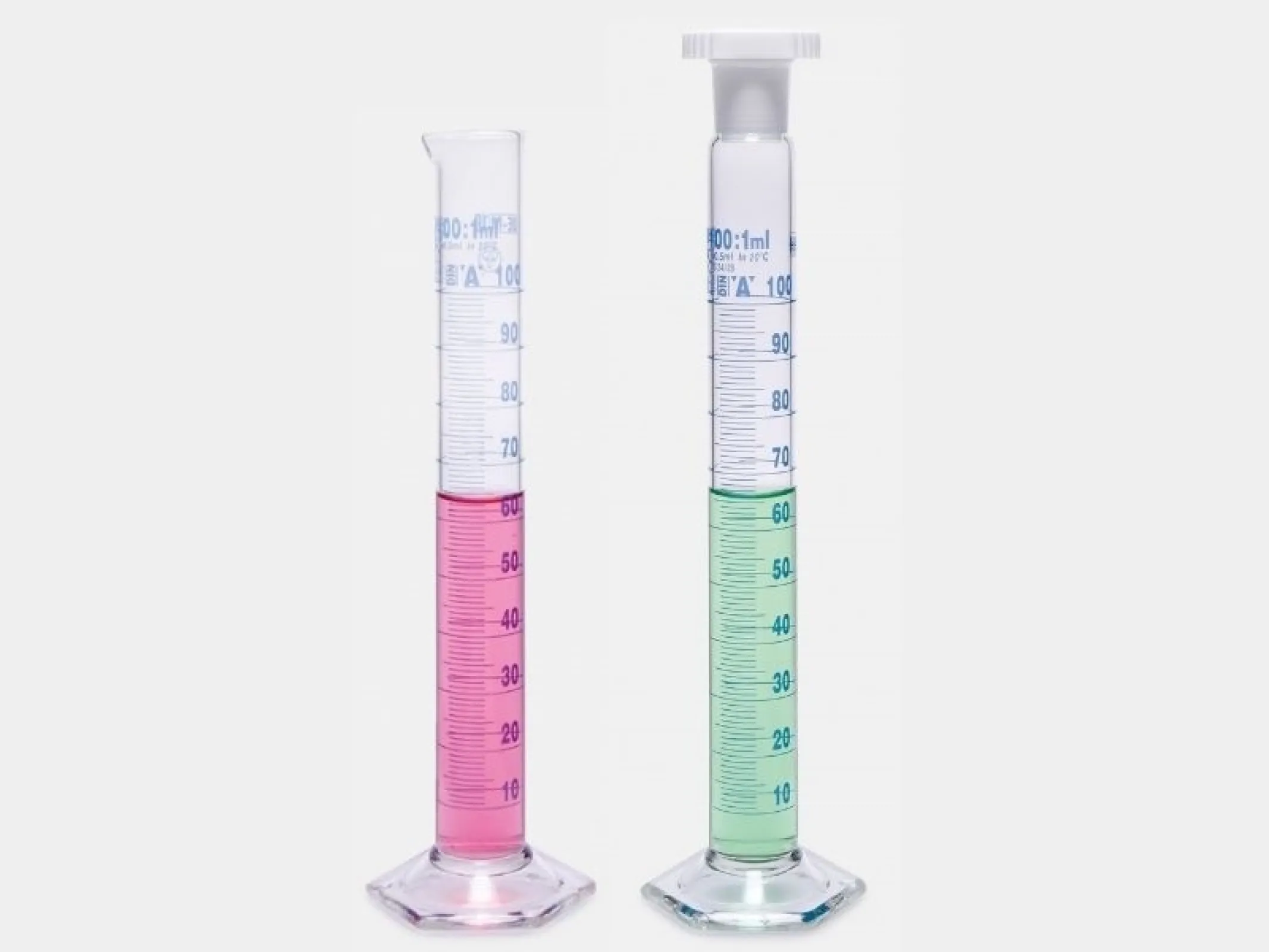 CYLINDERS - “glass” - “class A” - “conformity certified”