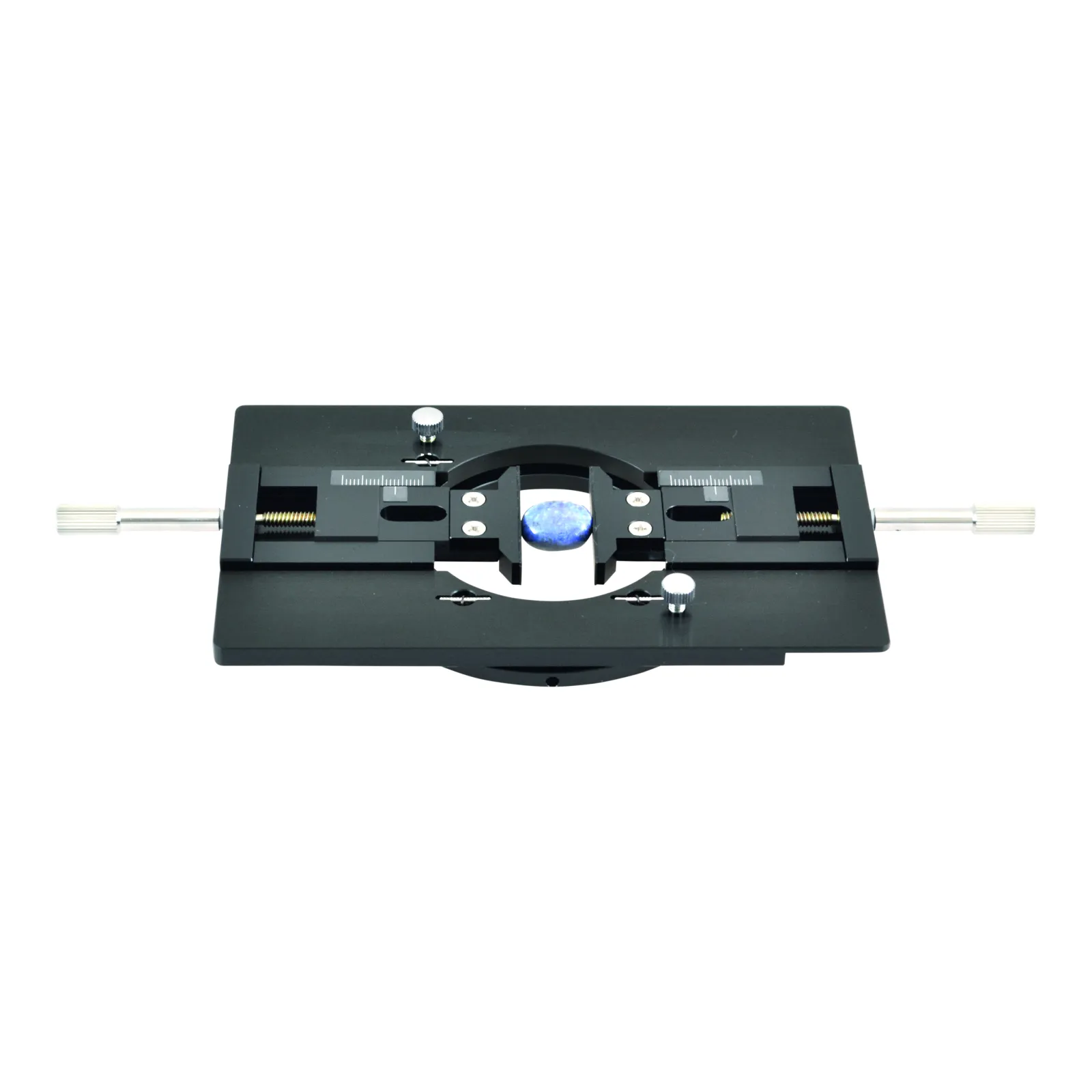 MicroVice Sample holder front view holding a round sample