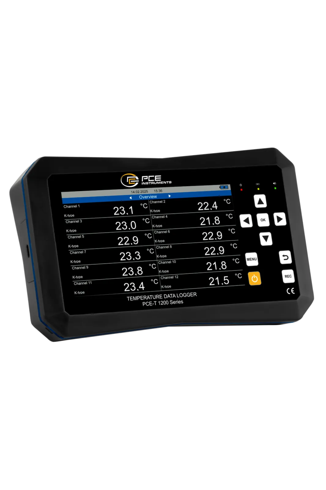 PCE-T 1220 12 Channel Temperature Data logger