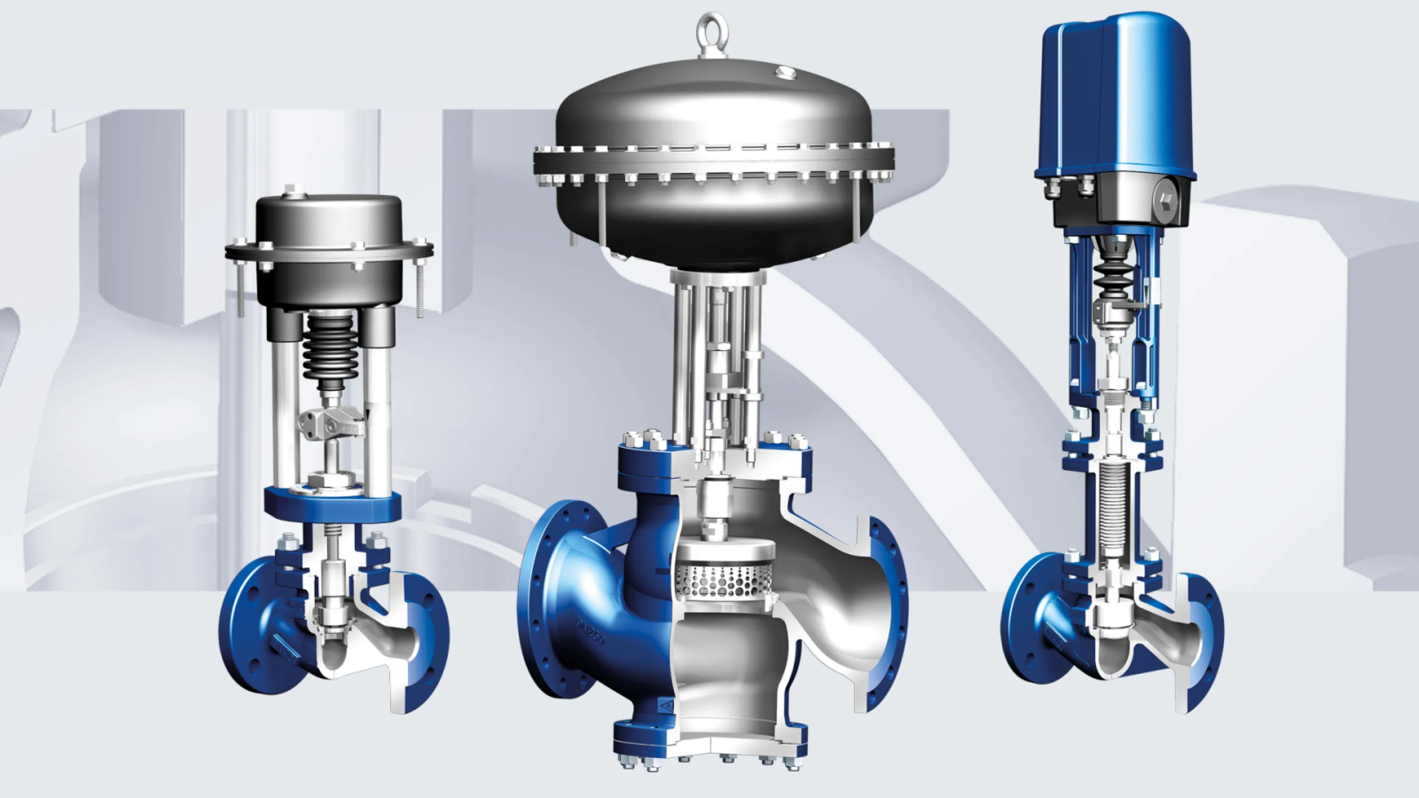 ARI-STEVI: Control Valves with pneumatic or electric actuators