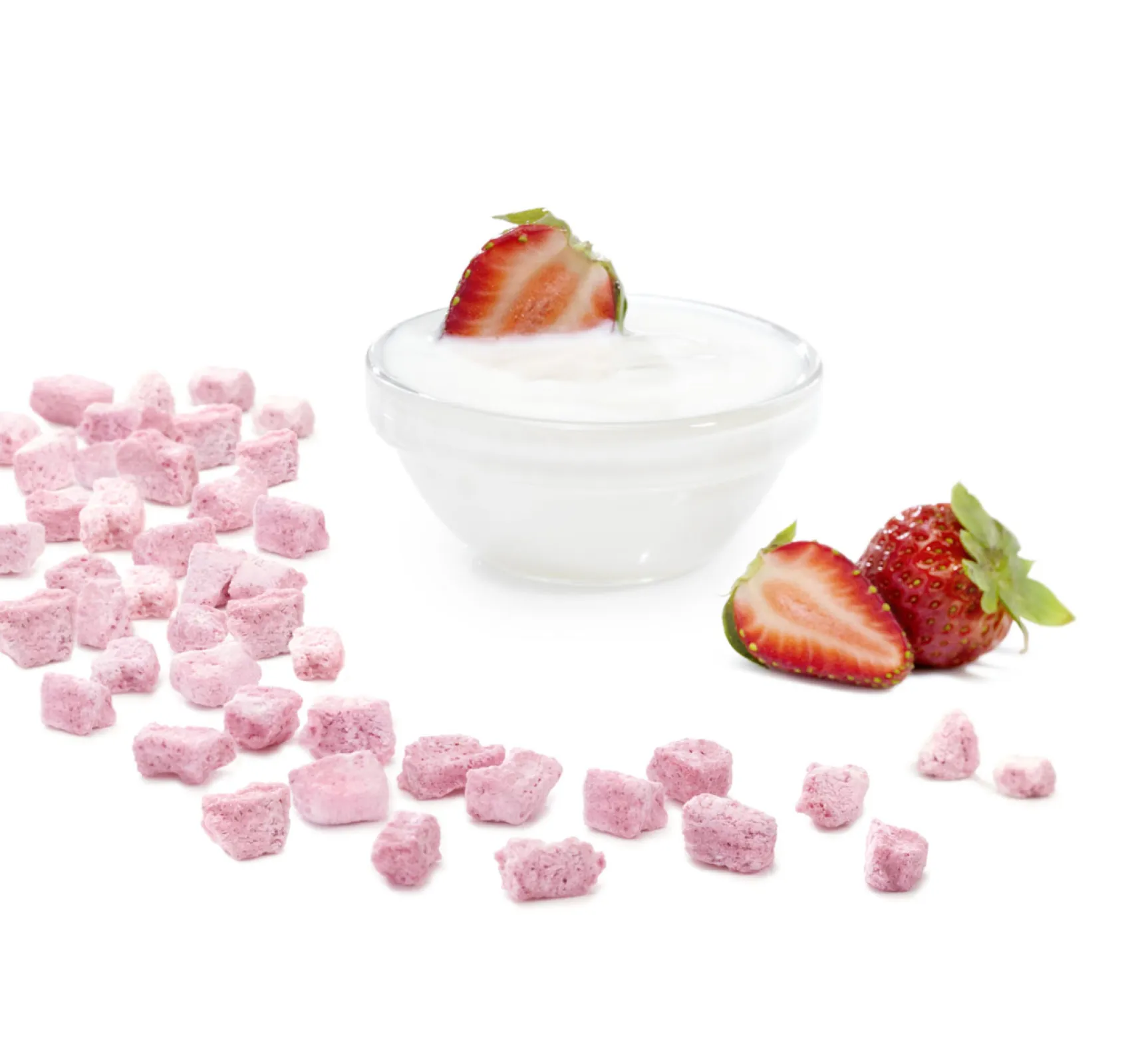 Freeze-dried Cnusper, Yogurt-Strawberry