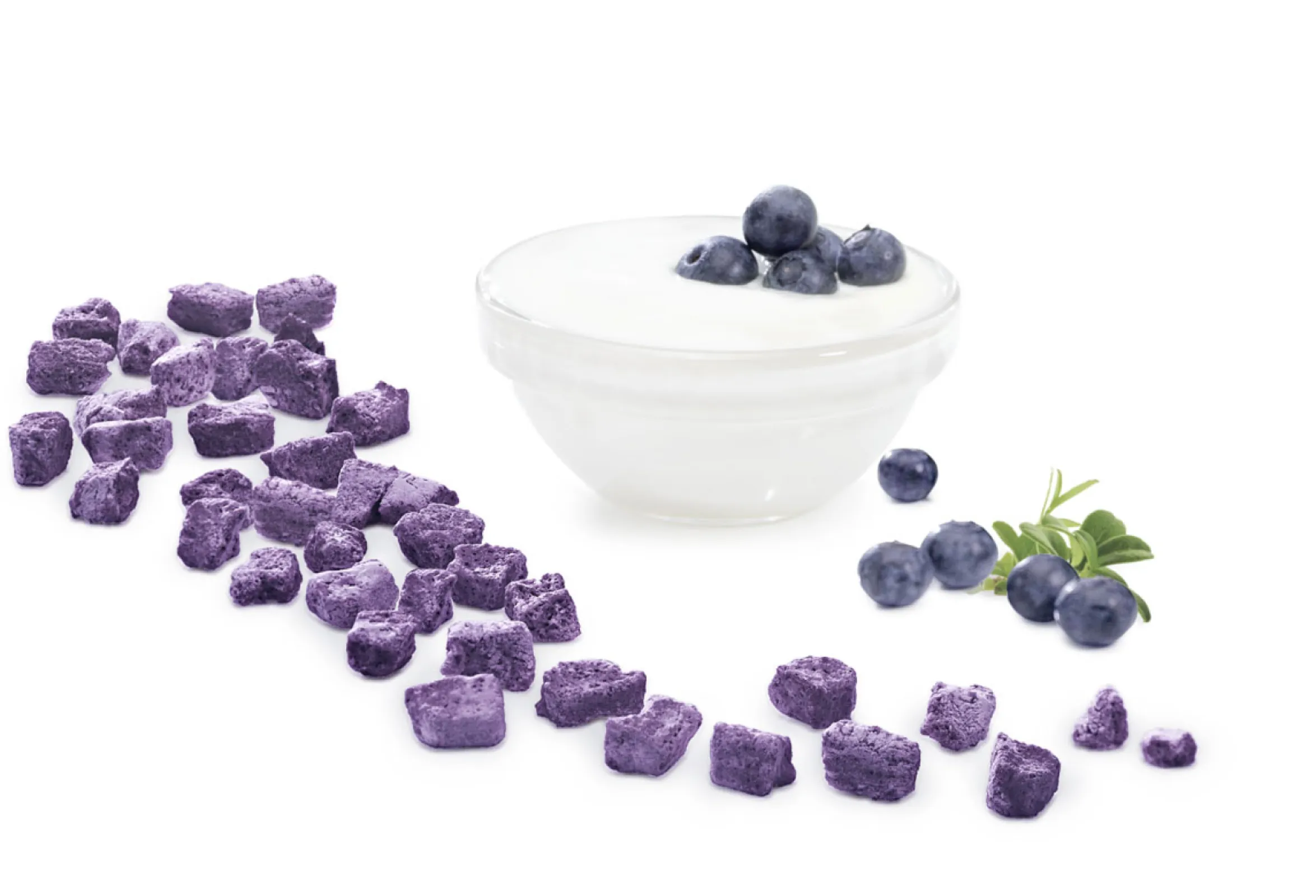 Freeze-dried Cnusper, Yogurt-Blueberry