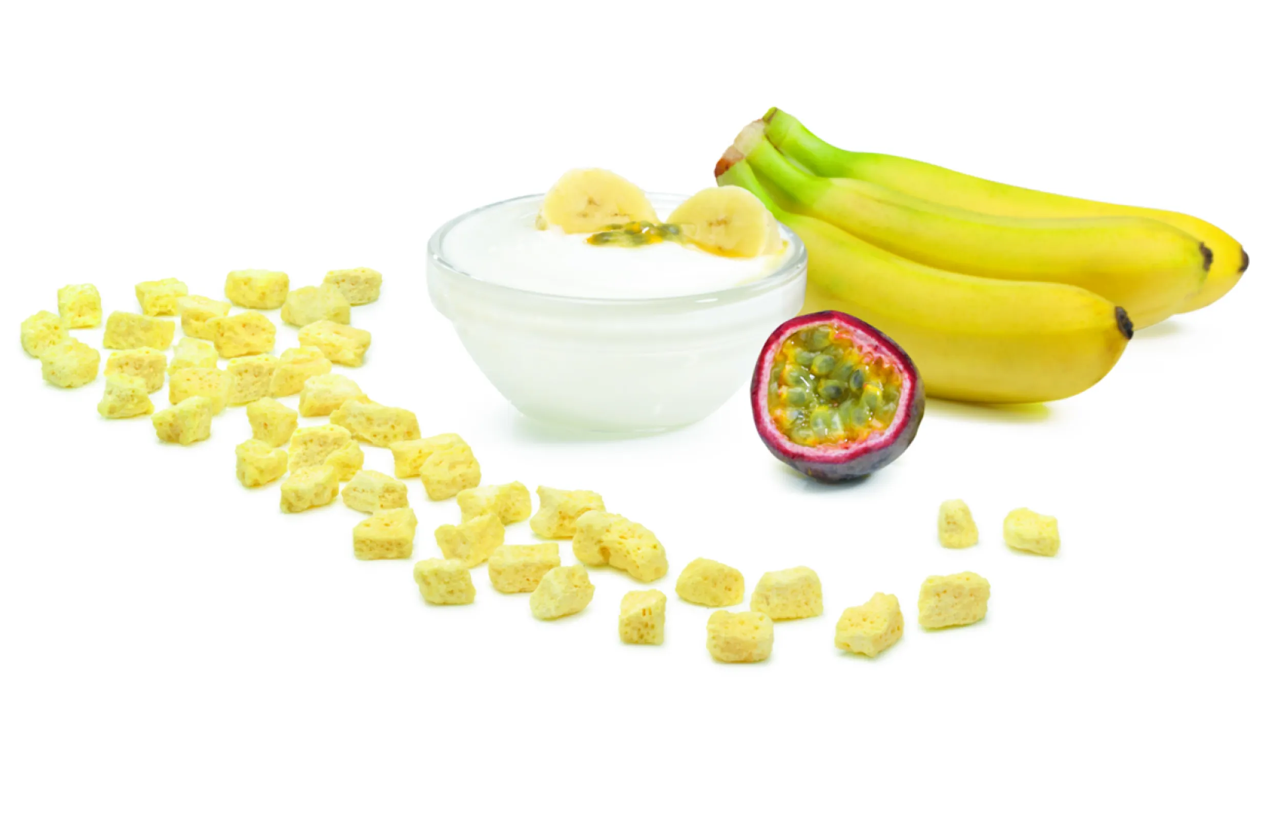Freeze-dried Cnusper, Yogurt-Banana-Passion Fruit