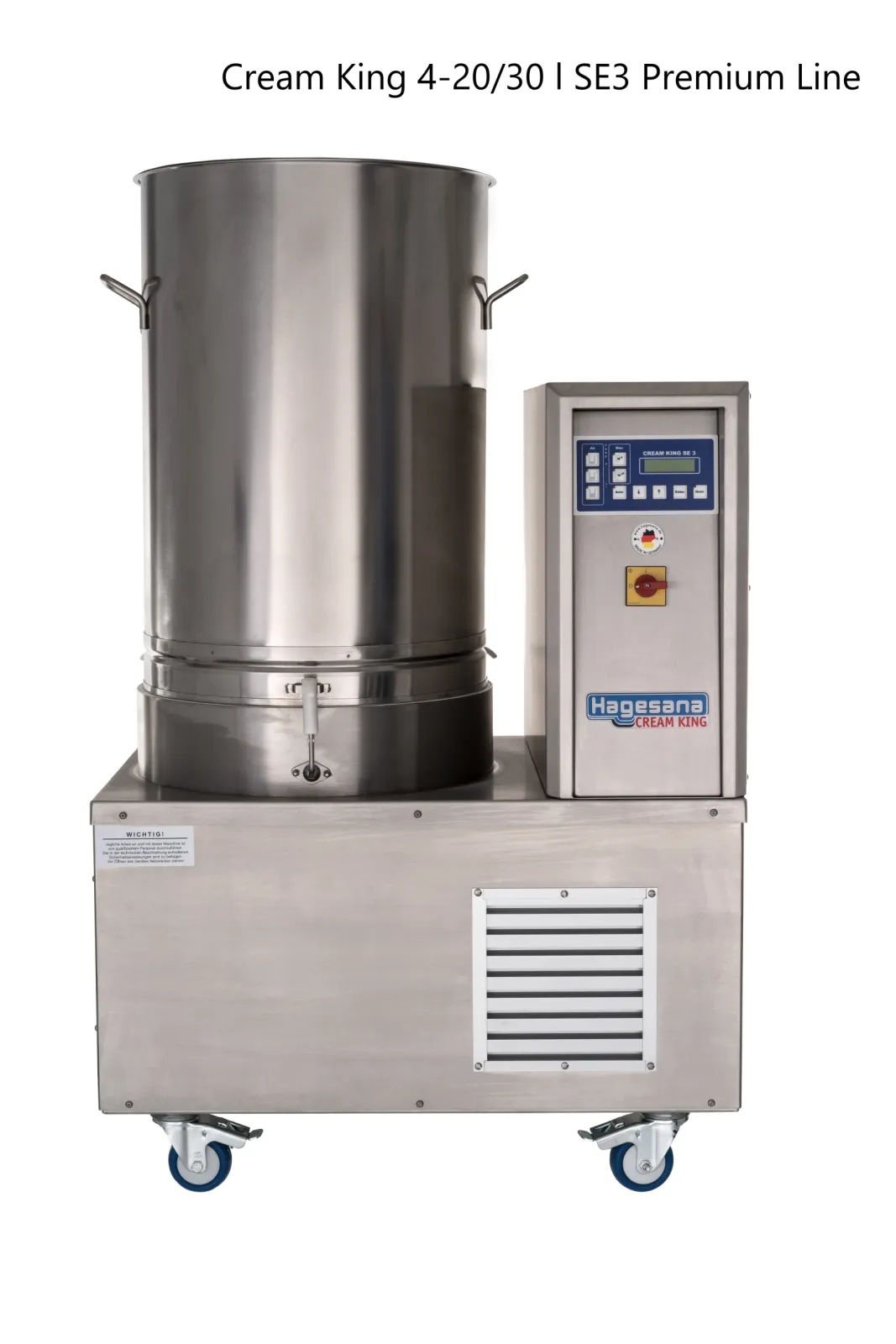 Cream whipping machine for 20 or even 30 litres  of cream