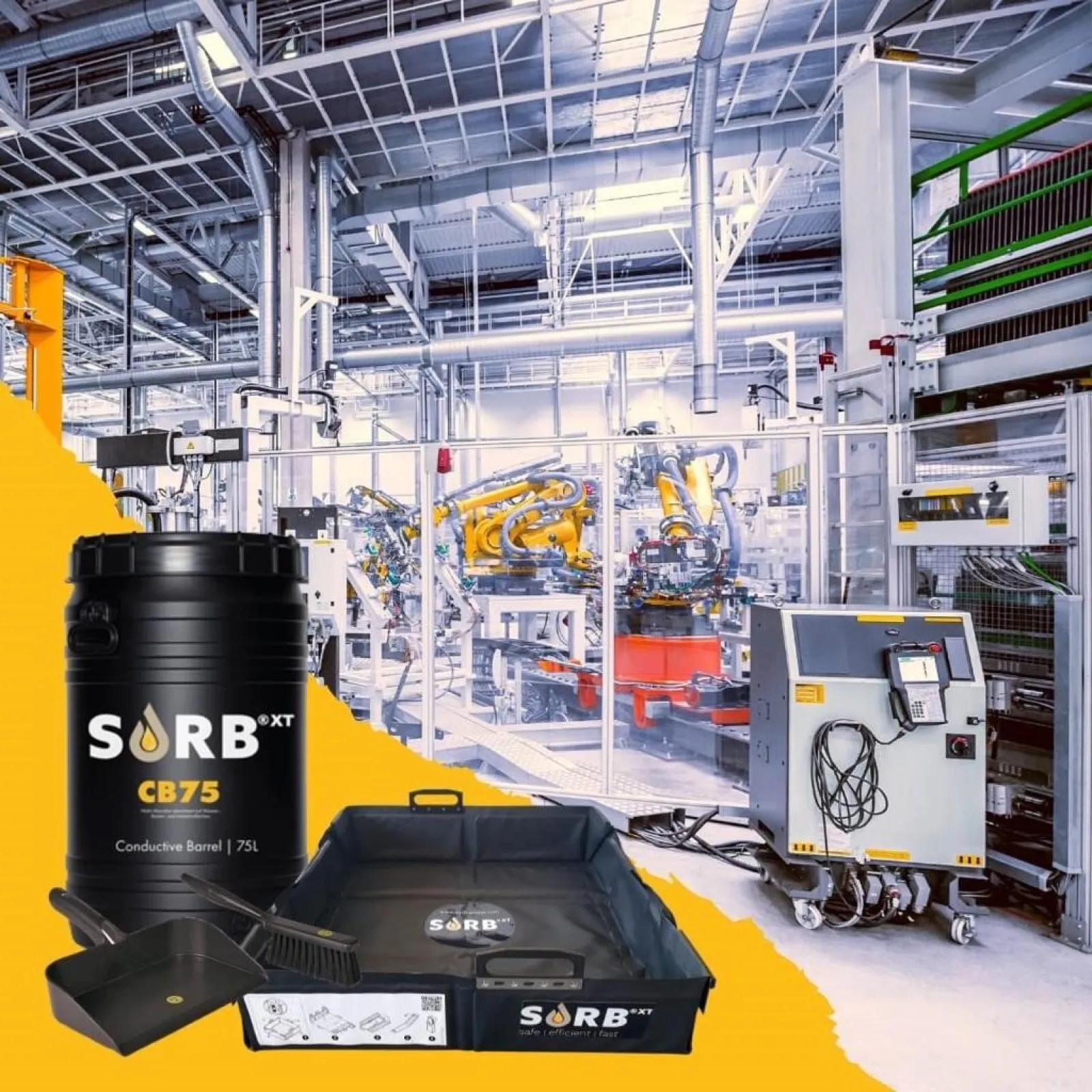 SORB®XT CB75 Conductive Barrel & ESD Containers