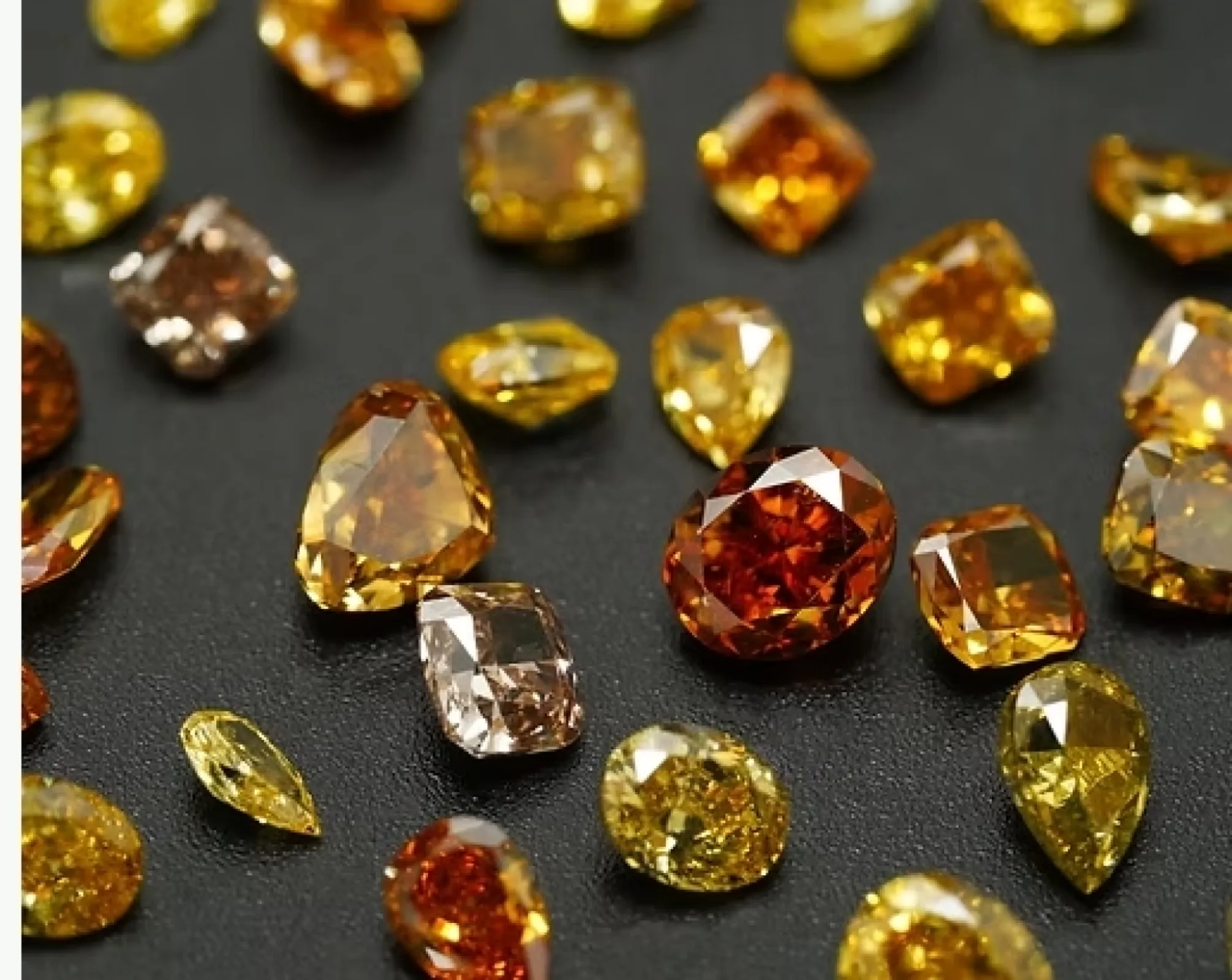 Diamond cut stones fancy