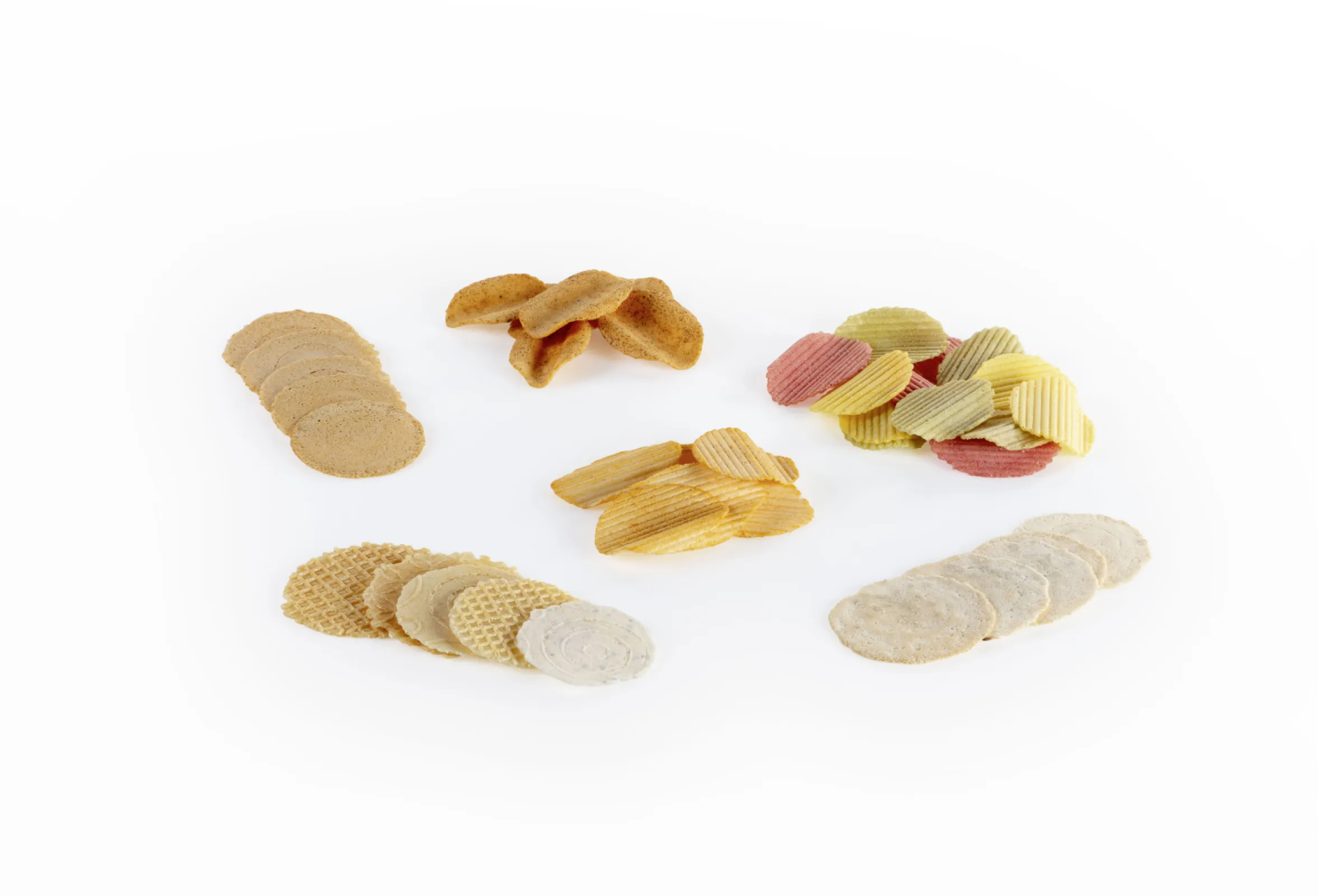 Snacks and baked chips