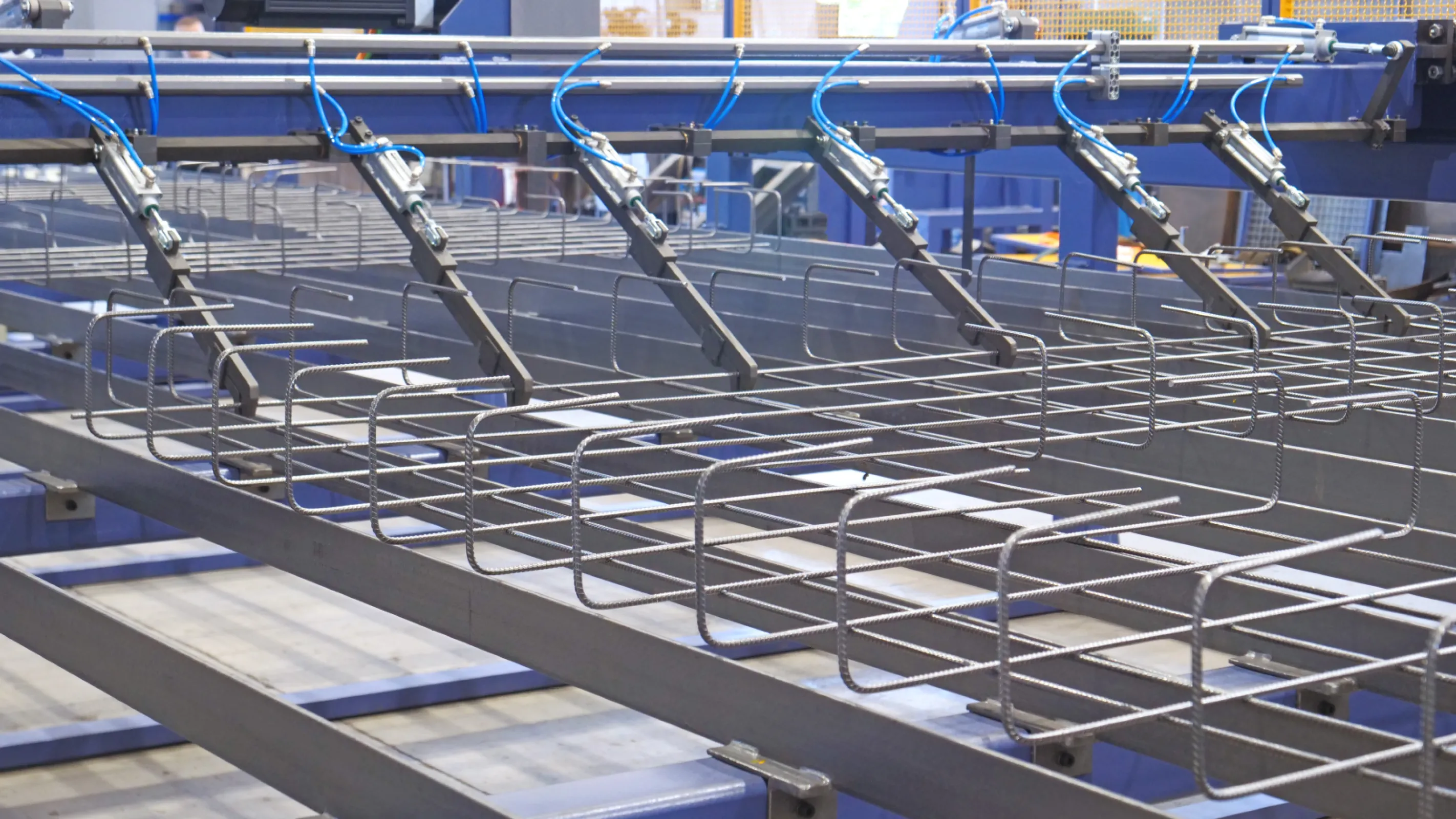 AMM SERIES Fully Automatic Mesh Welding Line with Inline Universal Benders