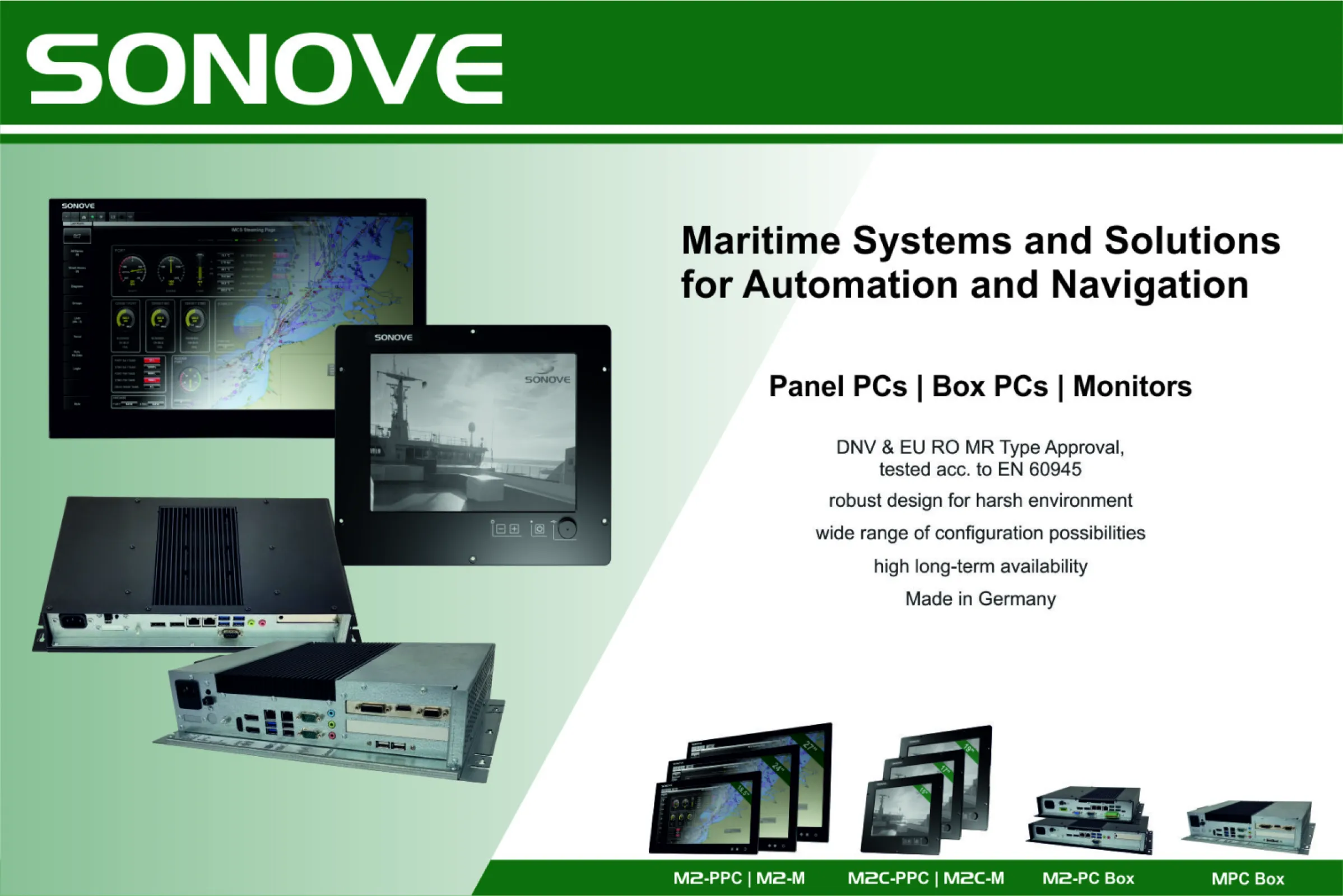 Sonove GmbH - Product range