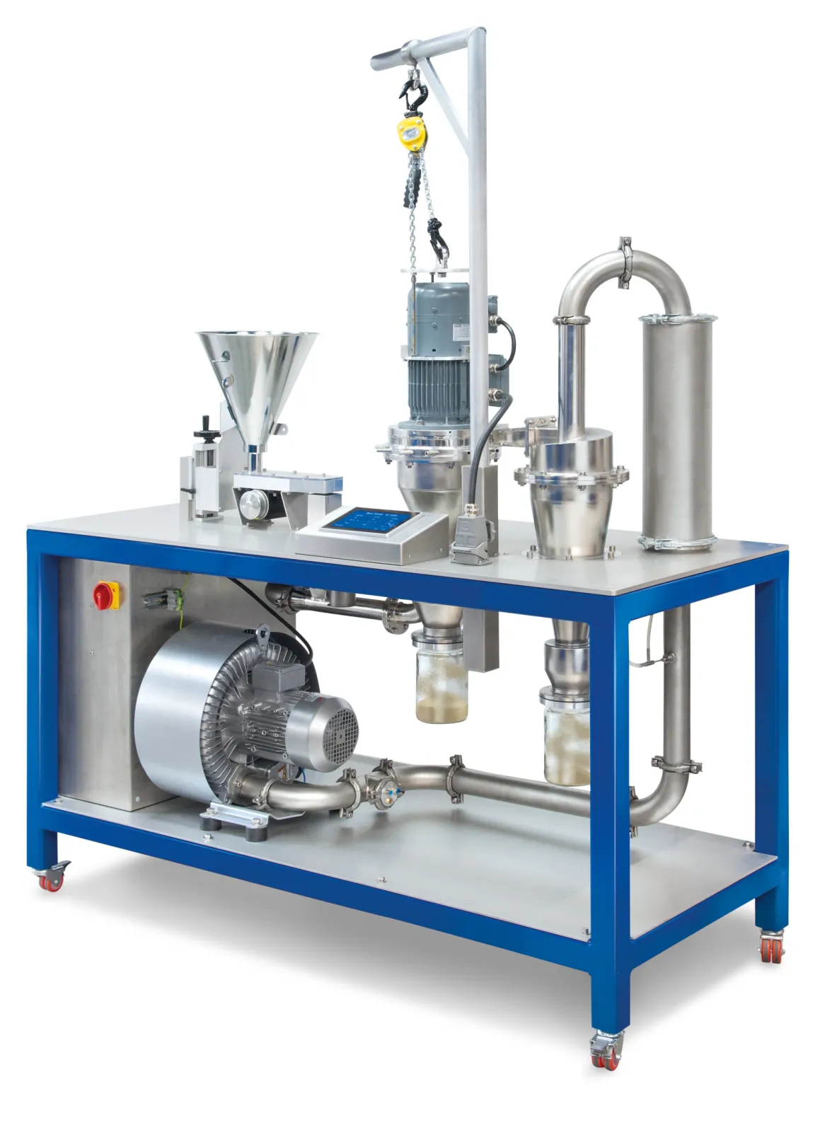 AC series Air Classifiers: 1- or 2-stage air classifier systems for the precise separation of metal powders The AC Series air classifiers are designed to precisely separate metal powders into fine and coarse powder fractions, especially in the range < 25 µm, where conventional screening technologies fail. AC series Air Classifiers: 1- or 2-stage air classifier systems for the precise separation of metal powders The AC Series air classifiers are designed to precisely separate metal powders into fine and coarse powder fractions, especially in the range < 25 µm, where conventional screening technologies fail.