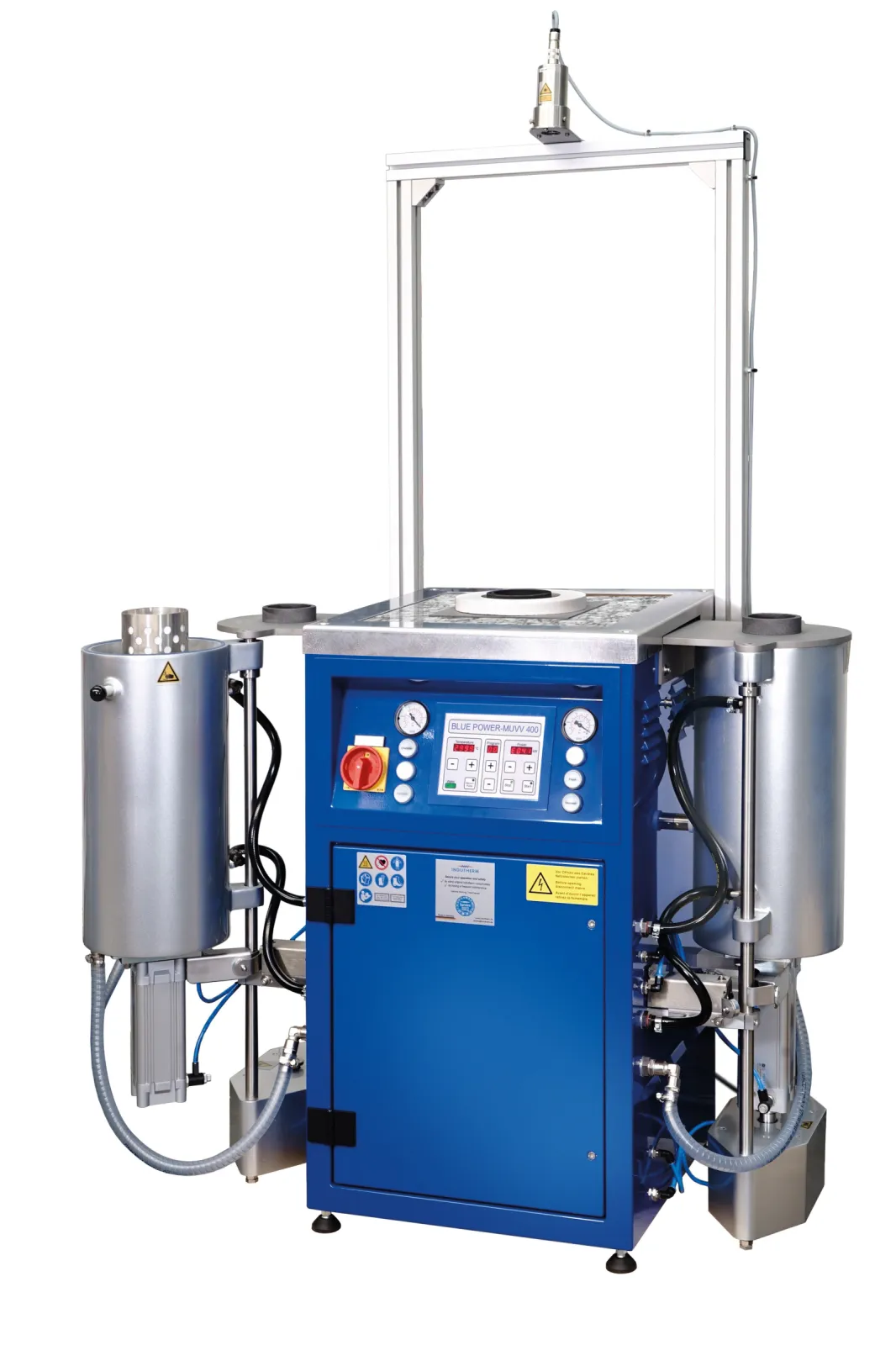 Blue Power Melting Unit MUVV 400, equipped with optical pyrometer and two vacuum chambers