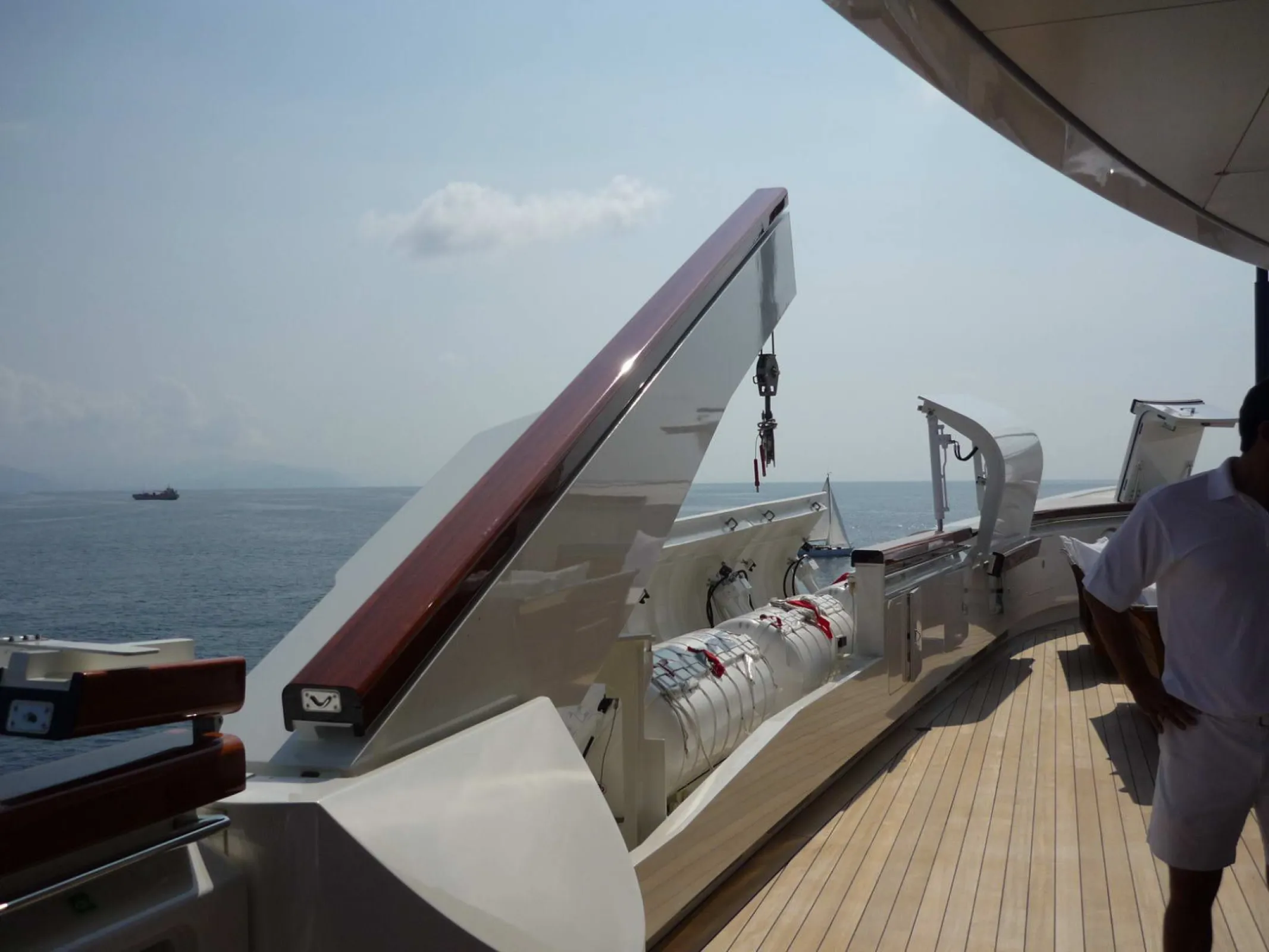 D-RC.T davit for raft handling