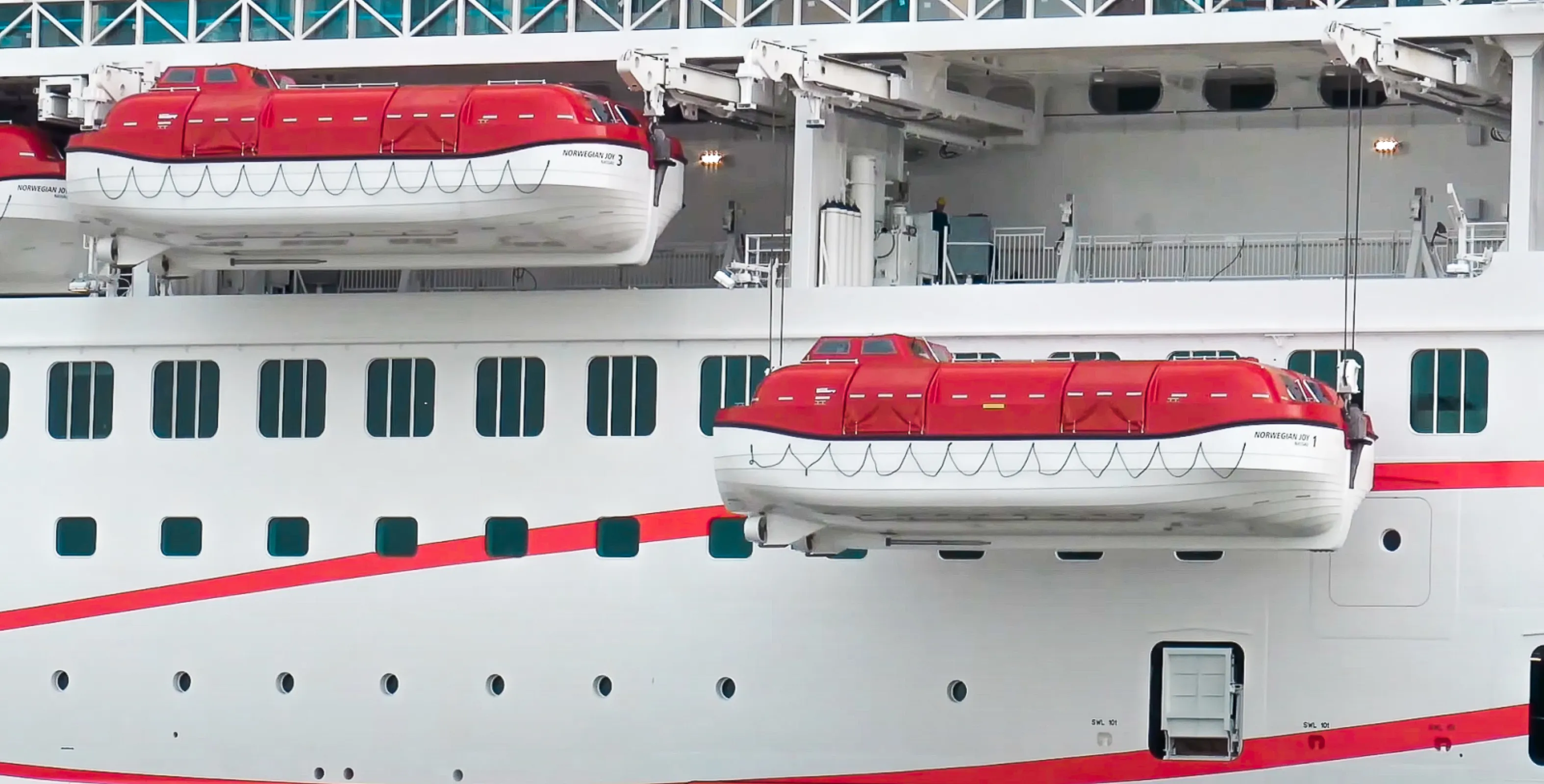 D-TT telescopic davits for lifeboats