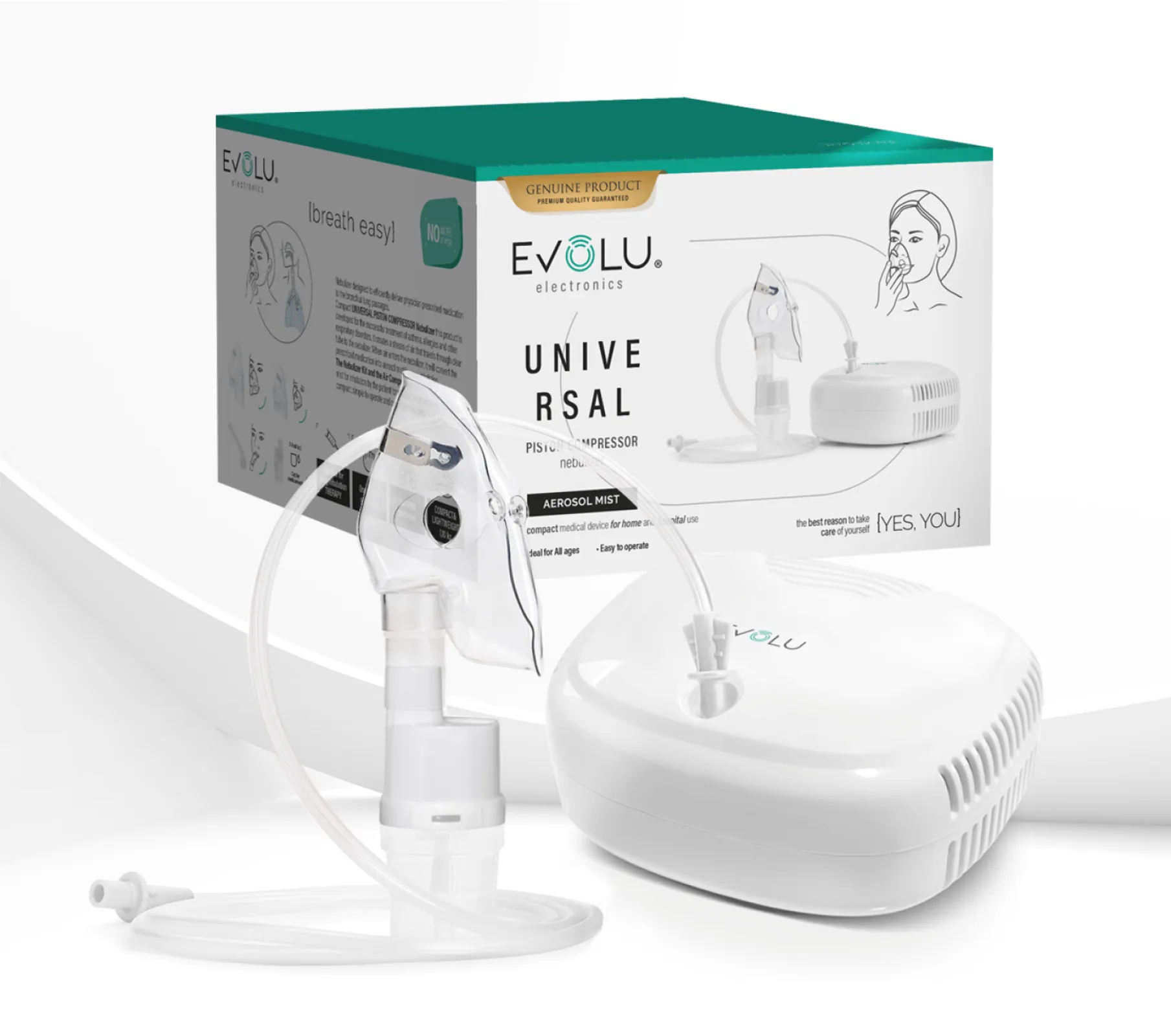 Compressor nebulizer EVOLU UNIVERSAL