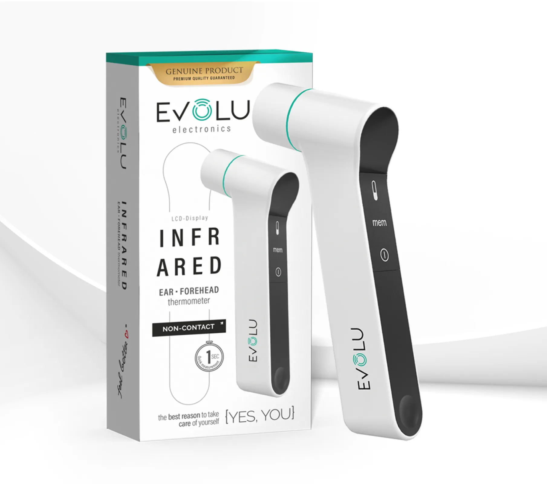 Infrared thermometer 3 in 1 EVOLU NON CONTACT