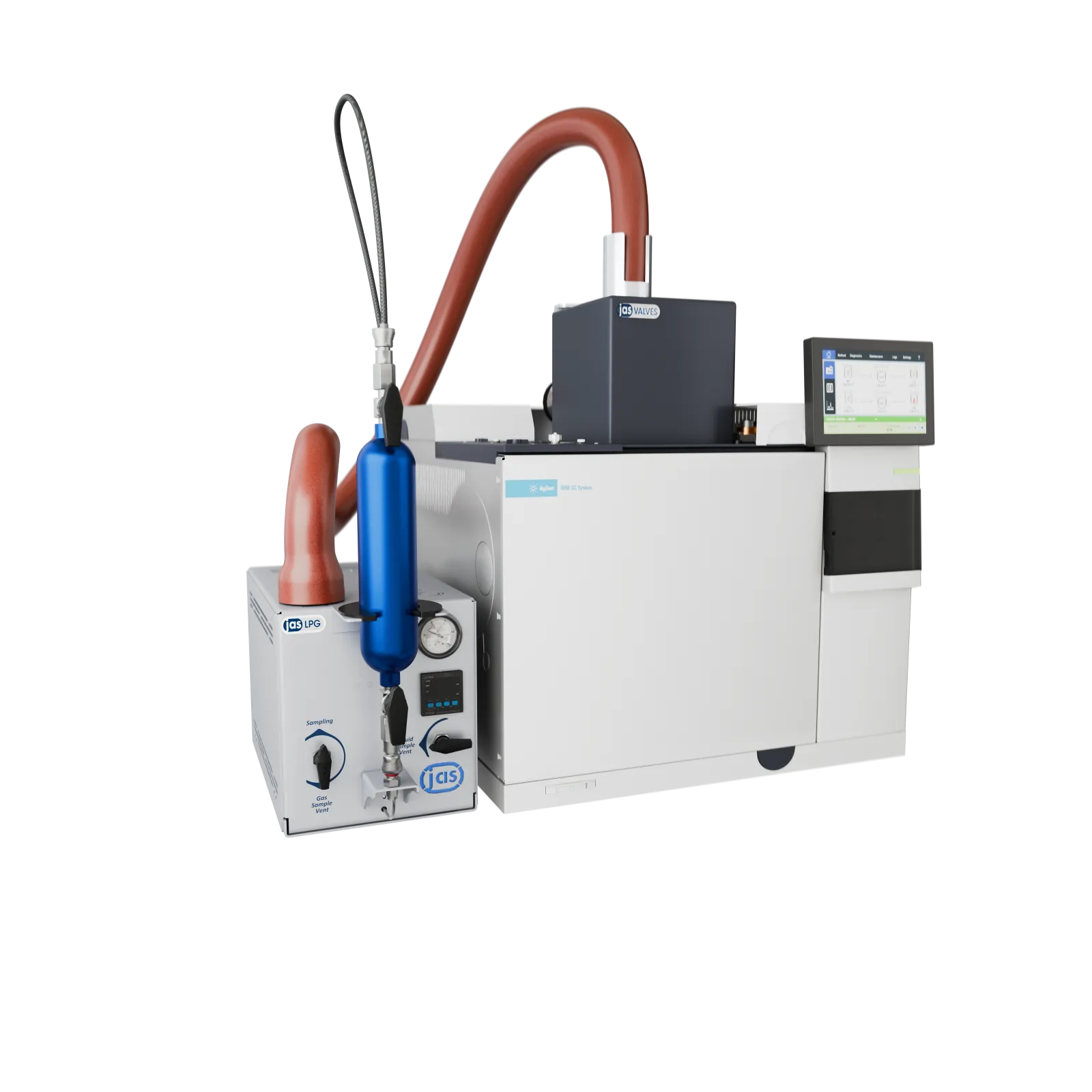 JAS LPG Vaporizer, Stand Alone Unit with high temperature transfer line