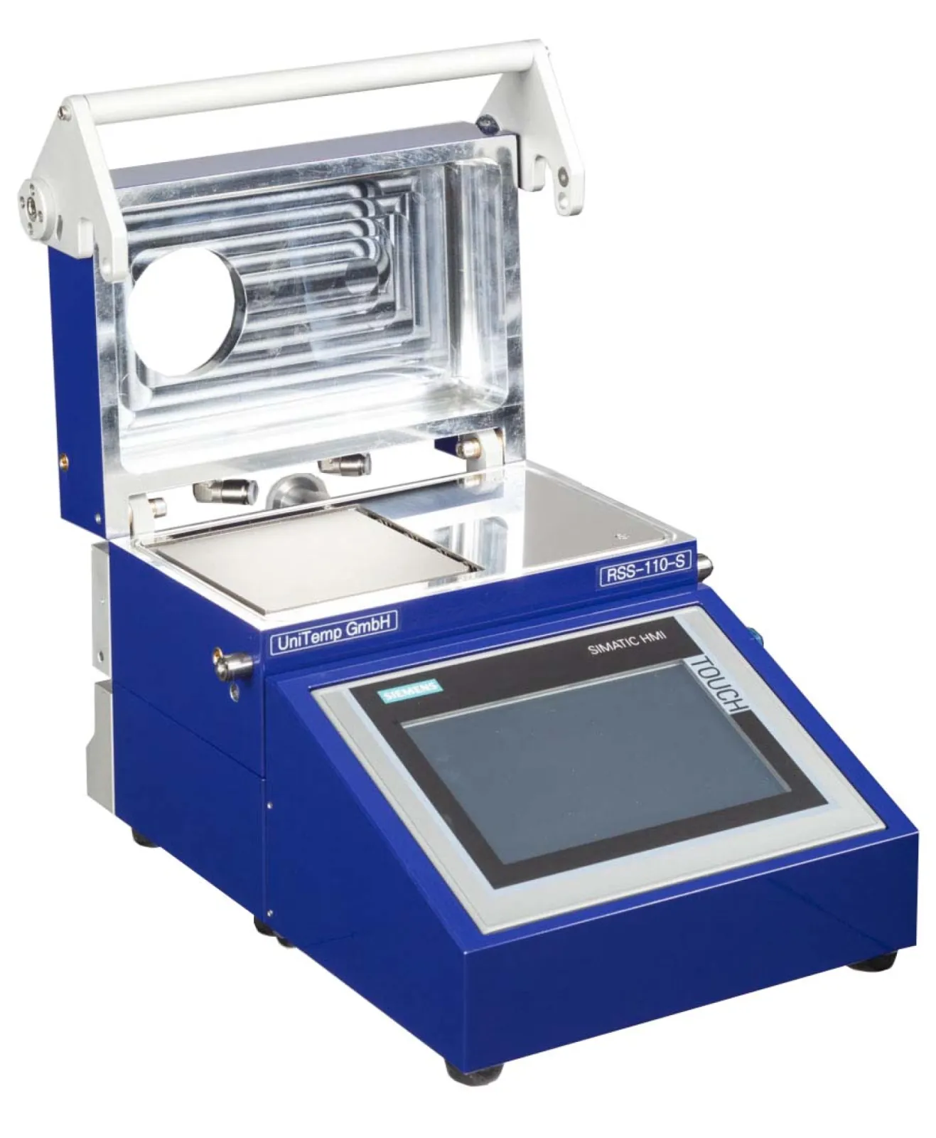 RSS-110-S for 110x110mm substrate size, up to 400 °C , vacuum capable