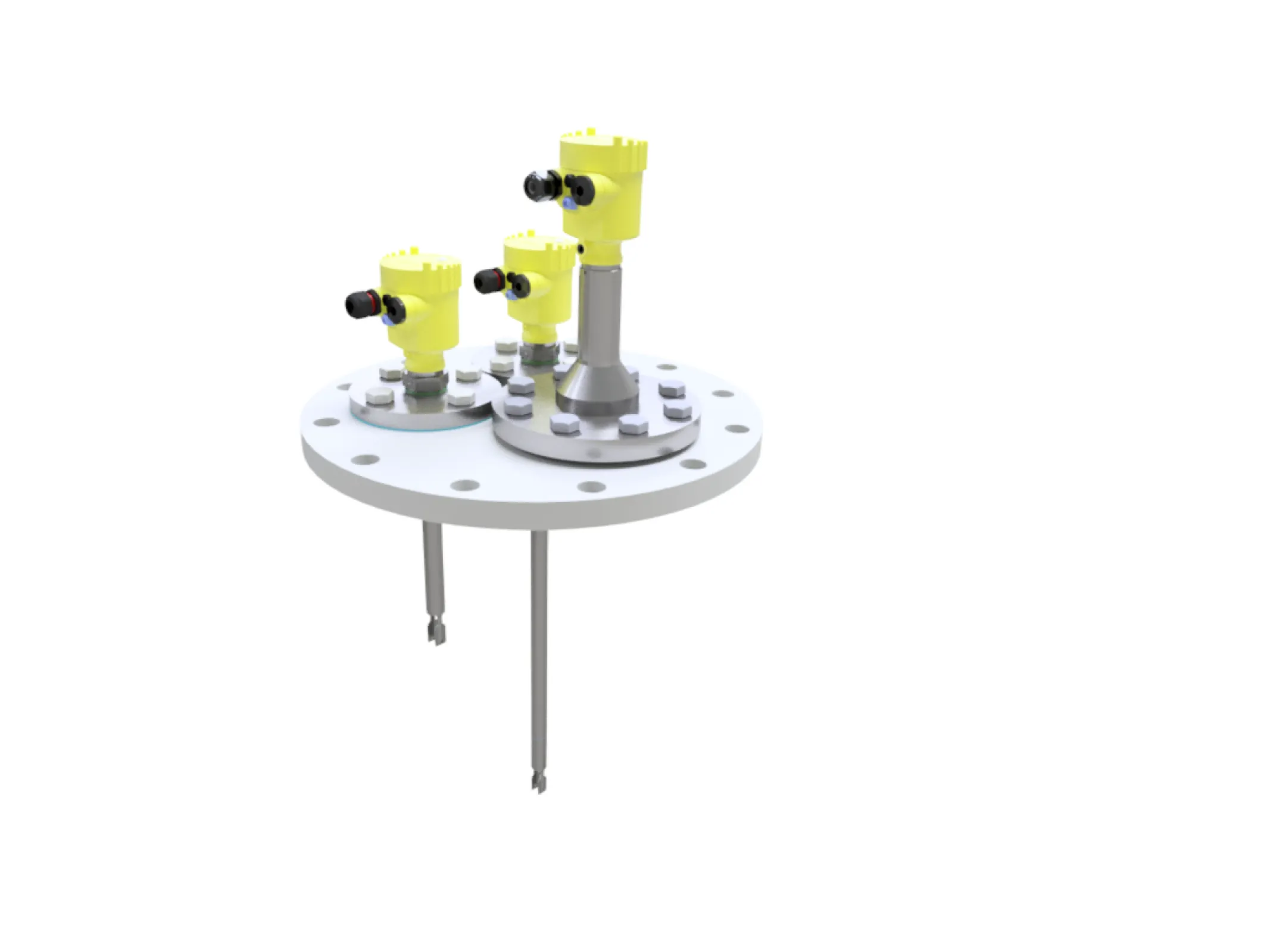 Multi-Flange with Radar Sensors