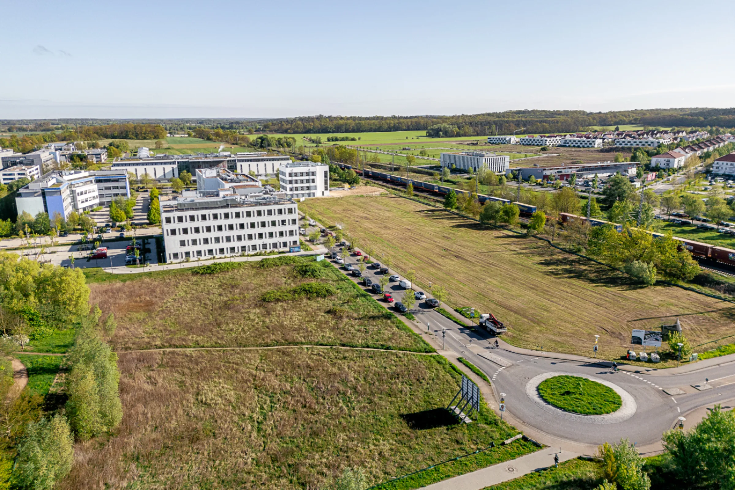 Bauflächen für Laborgebäude (in Planung), © Potsdam Science Park | Foto: sevens+maltry