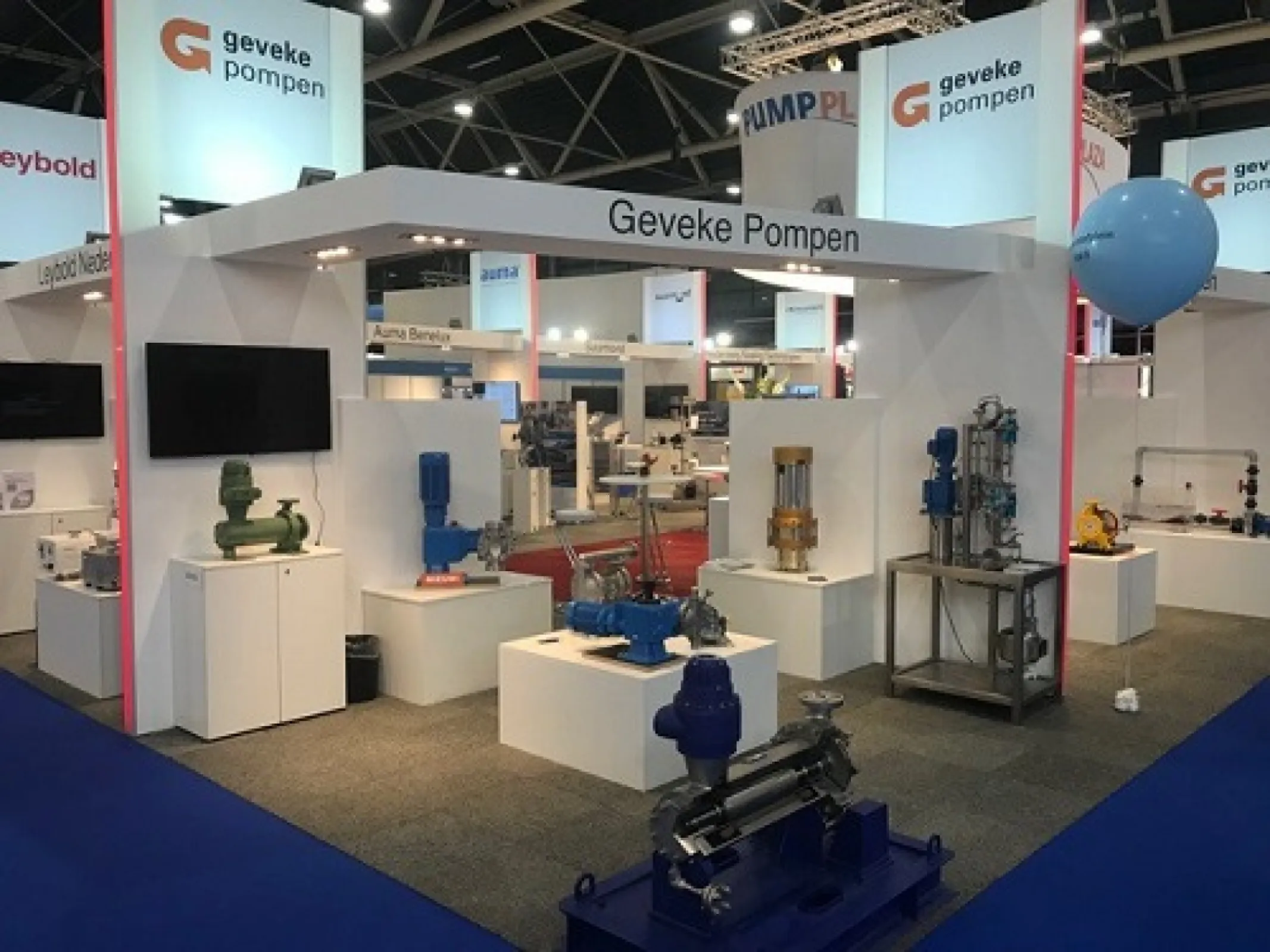 Geveke Pompen at trade fair