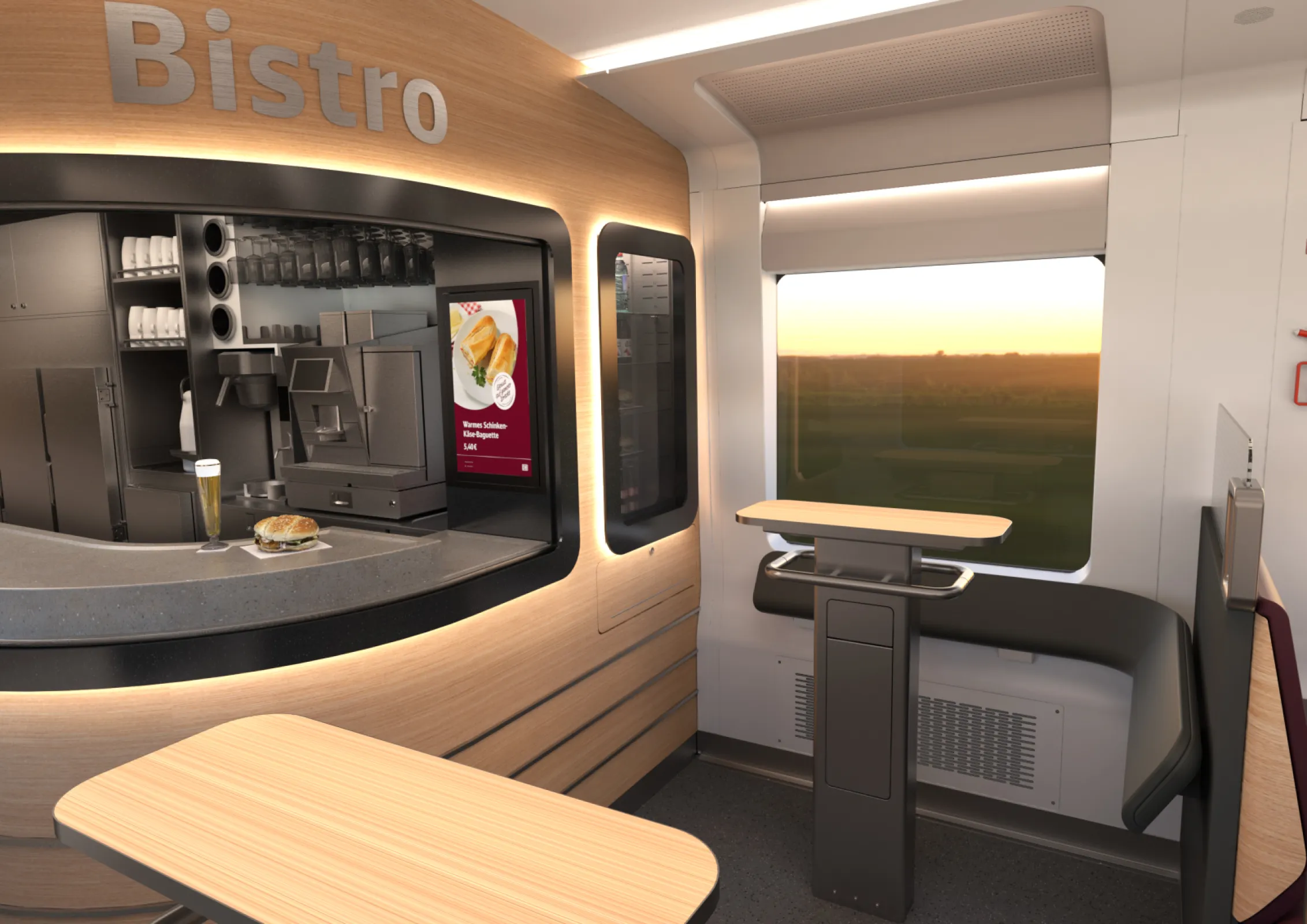 Interior-Rendering Bistro