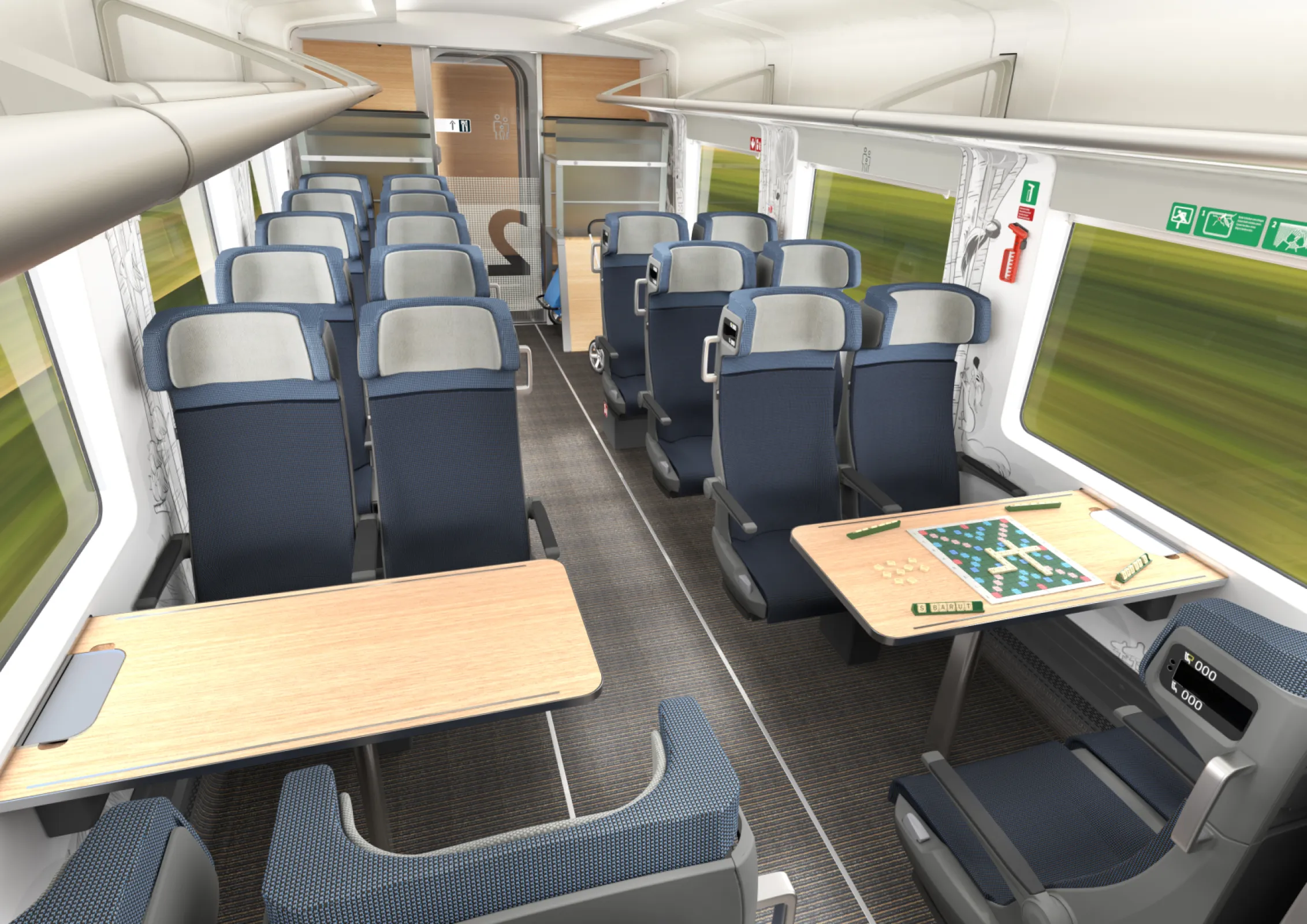 Interior-Rendering Second Class Family