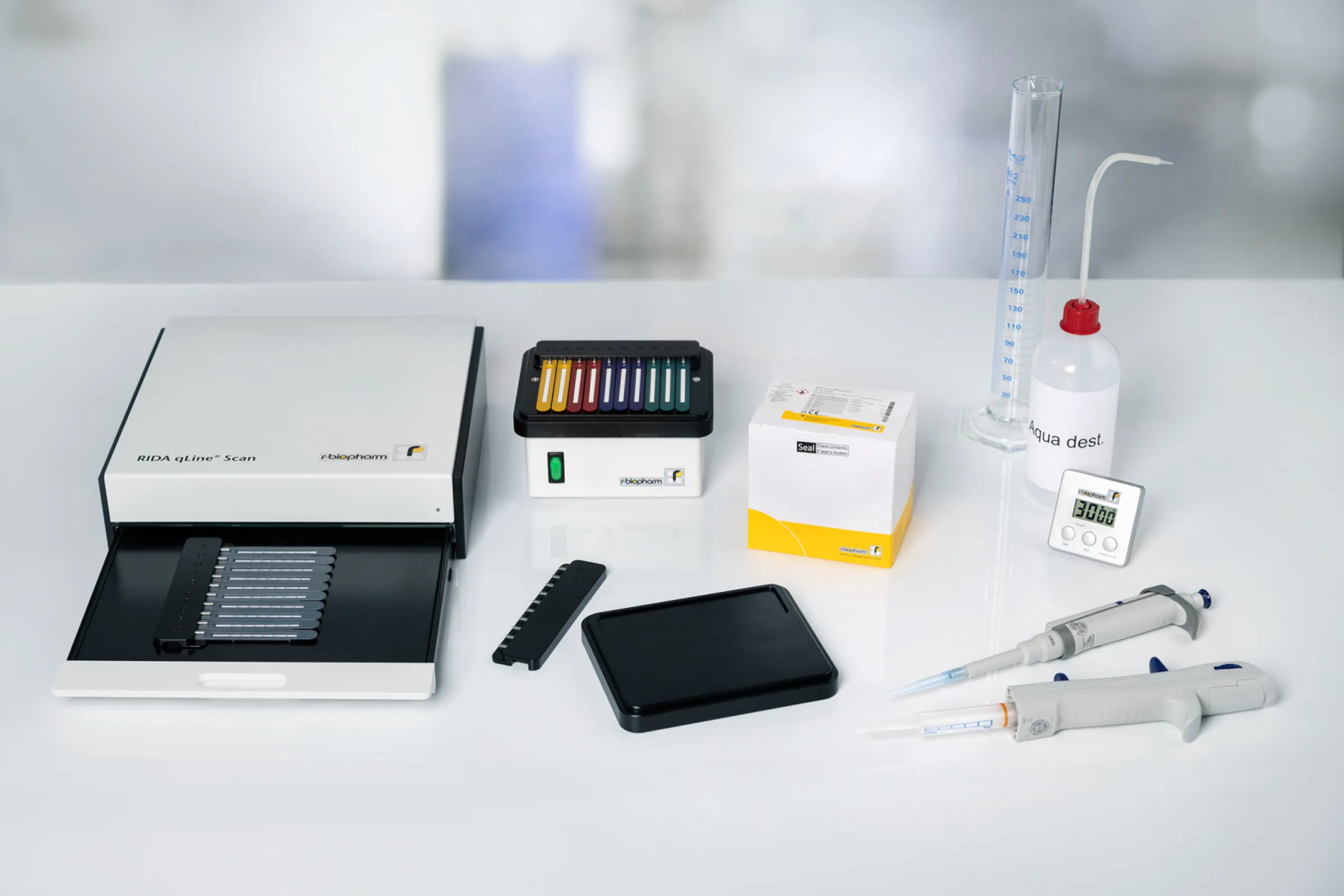 RIDA qLine® Scan and Orbital Shaker